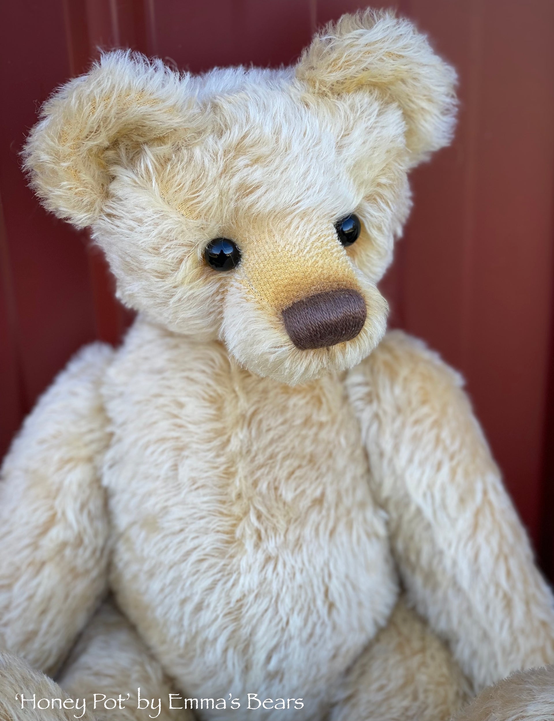 Honey Pot - 16" mohair artist bear by Emma's Bears - OOAK