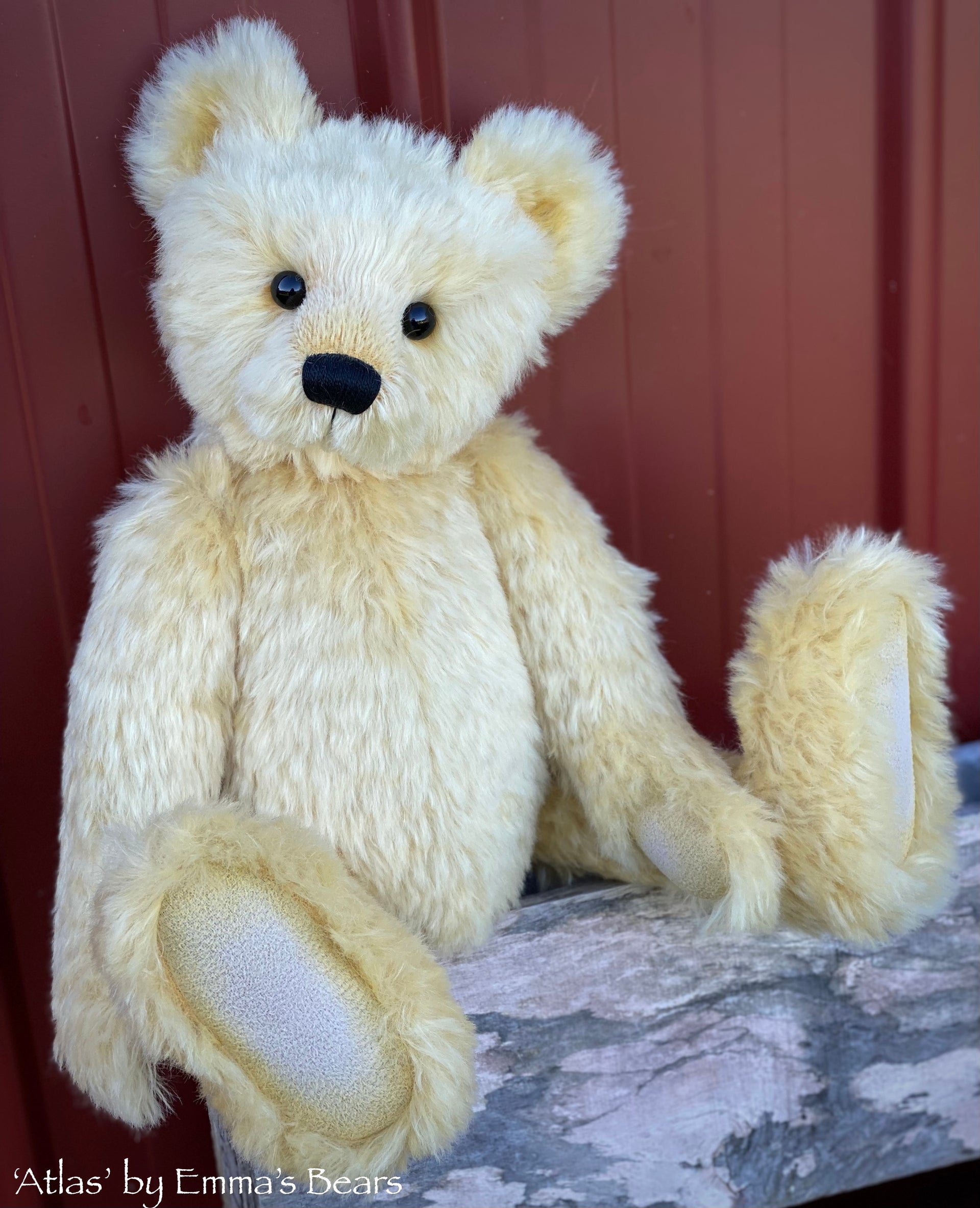 Atlas - 17" mohair artist bear by Emma's Bears - OOAK