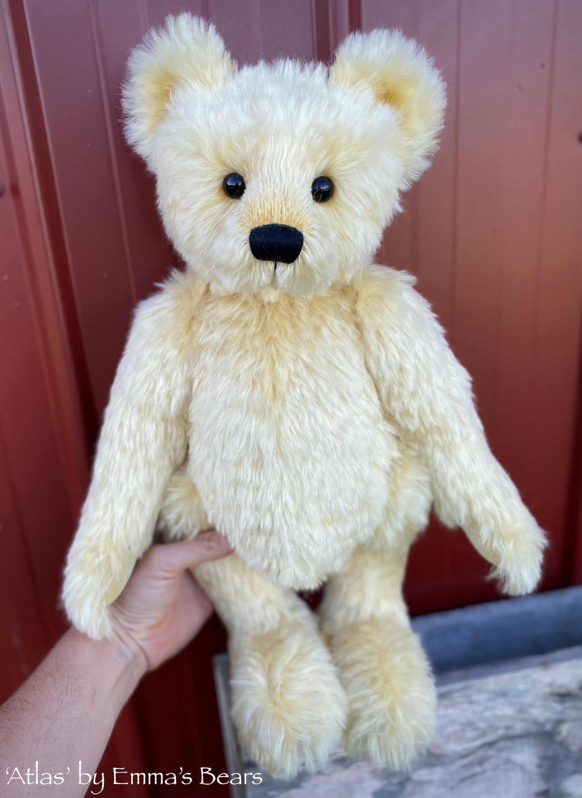 Atlas - 17" mohair artist bear by Emma's Bears - OOAK