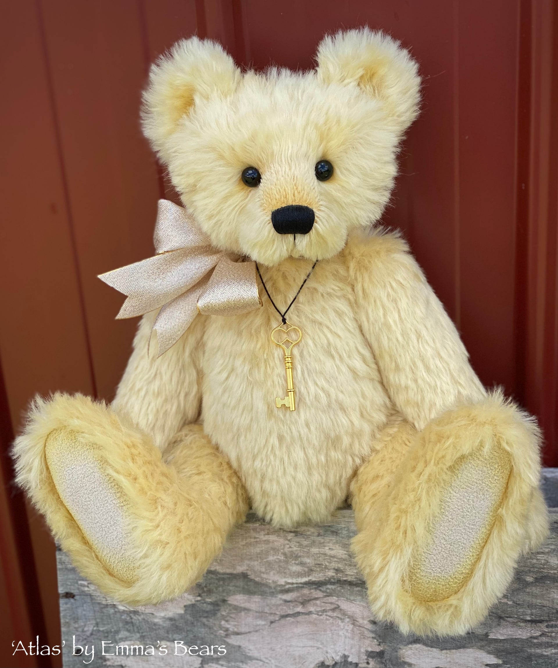 Atlas - 17" mohair artist bear by Emma's Bears - OOAK