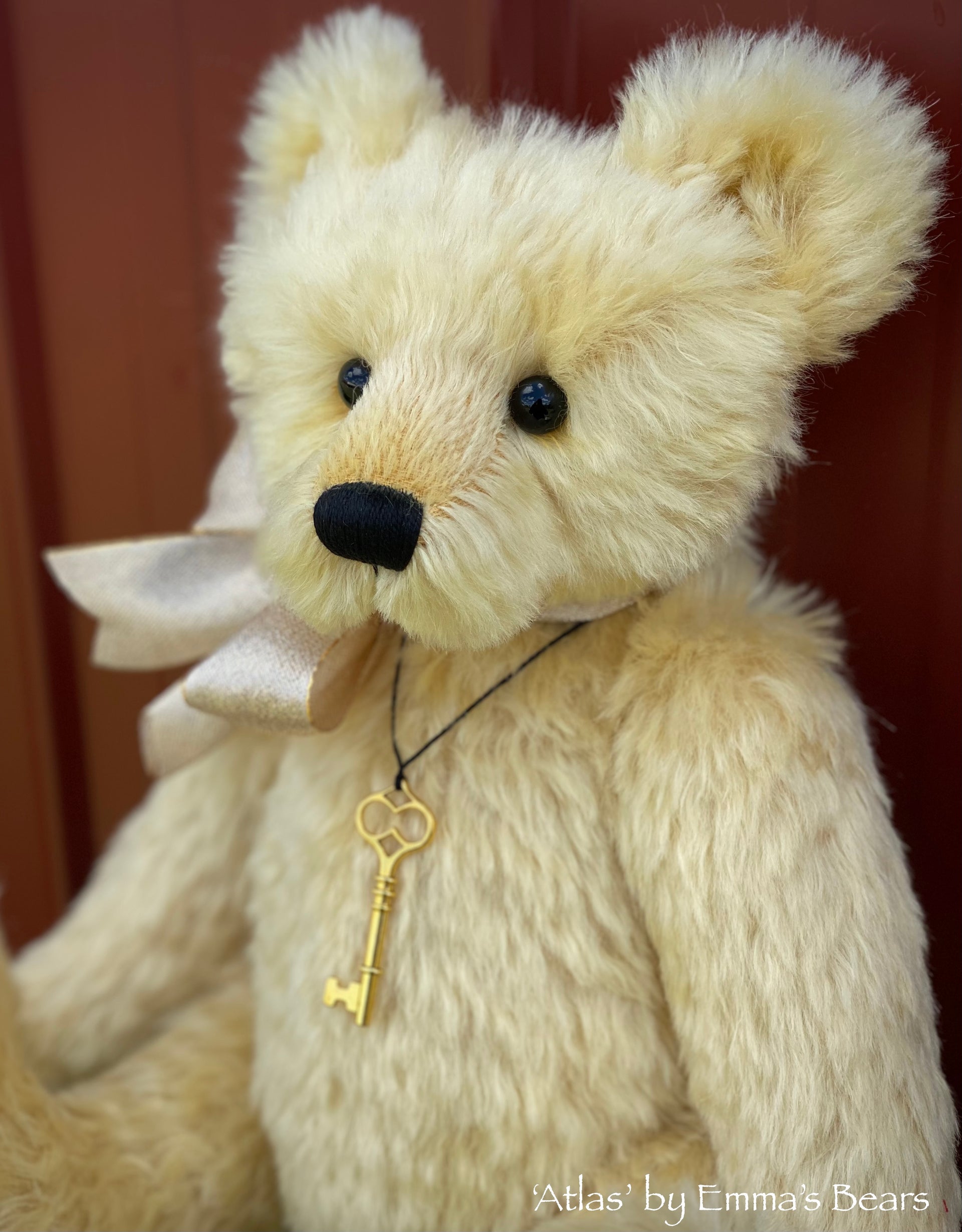 Atlas - 17" mohair artist bear by Emma's Bears - OOAK