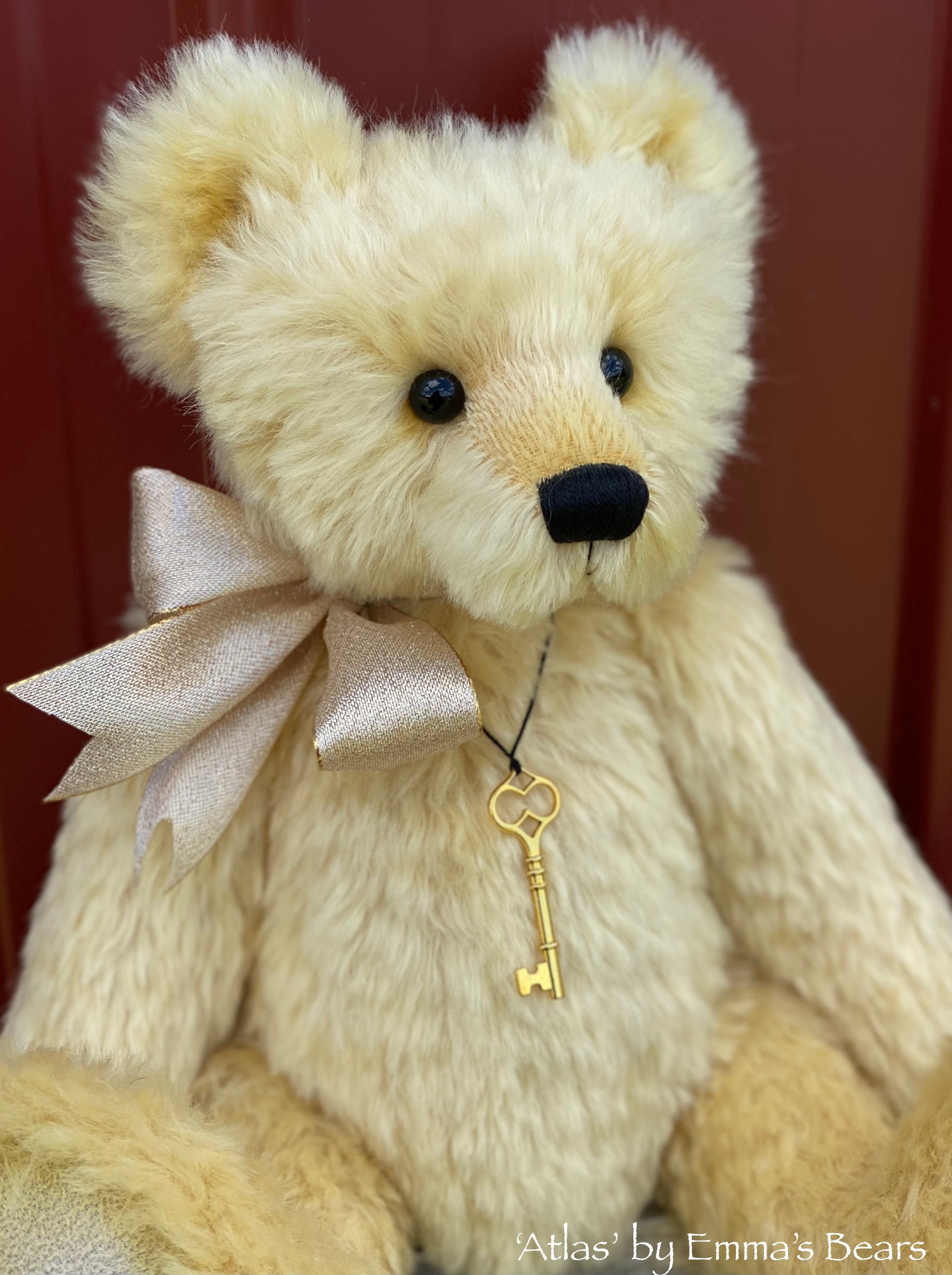 Atlas - 17" mohair artist bear by Emma's Bears - OOAK