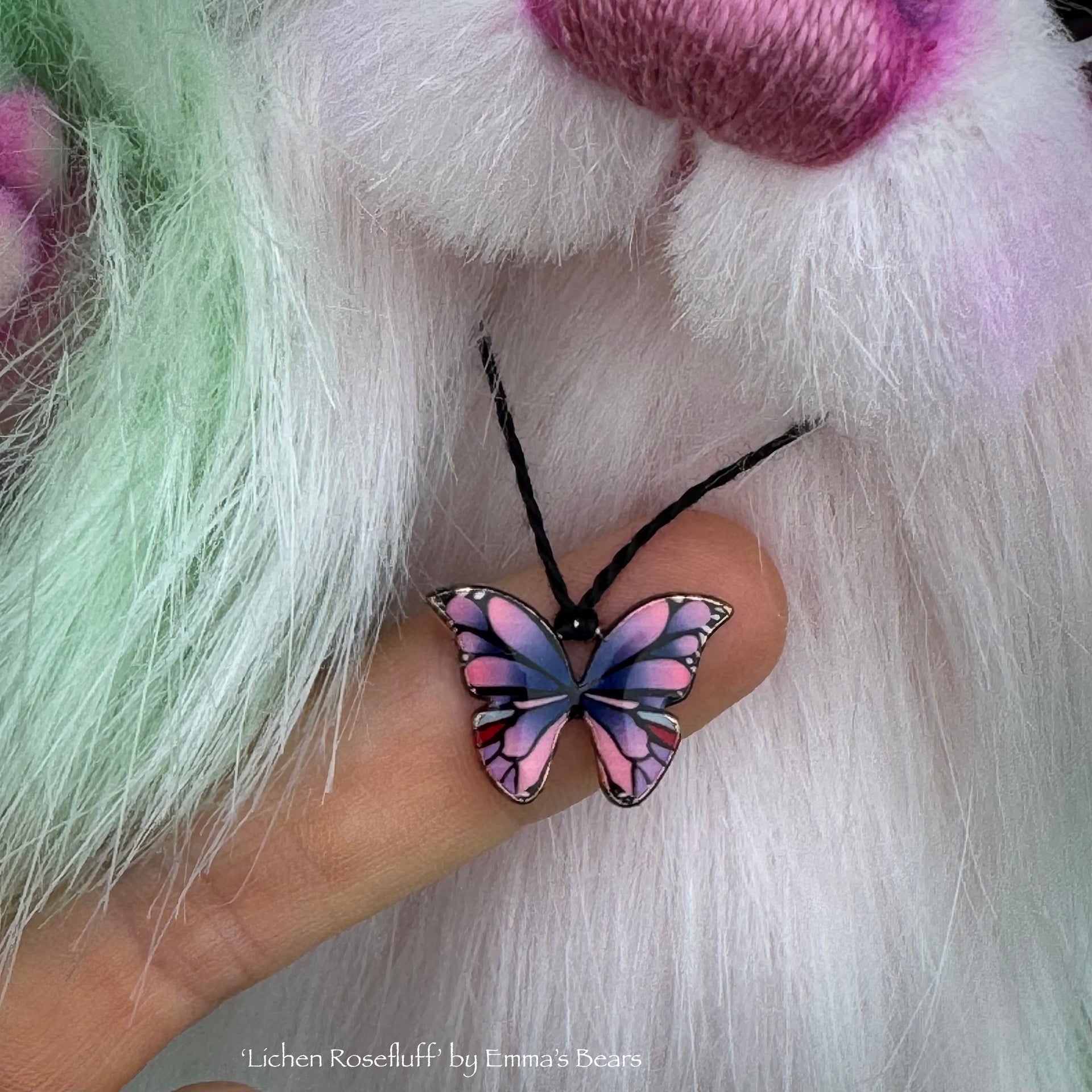 KITS - 9" Lichen Rosefluff faux fur teddy kit
