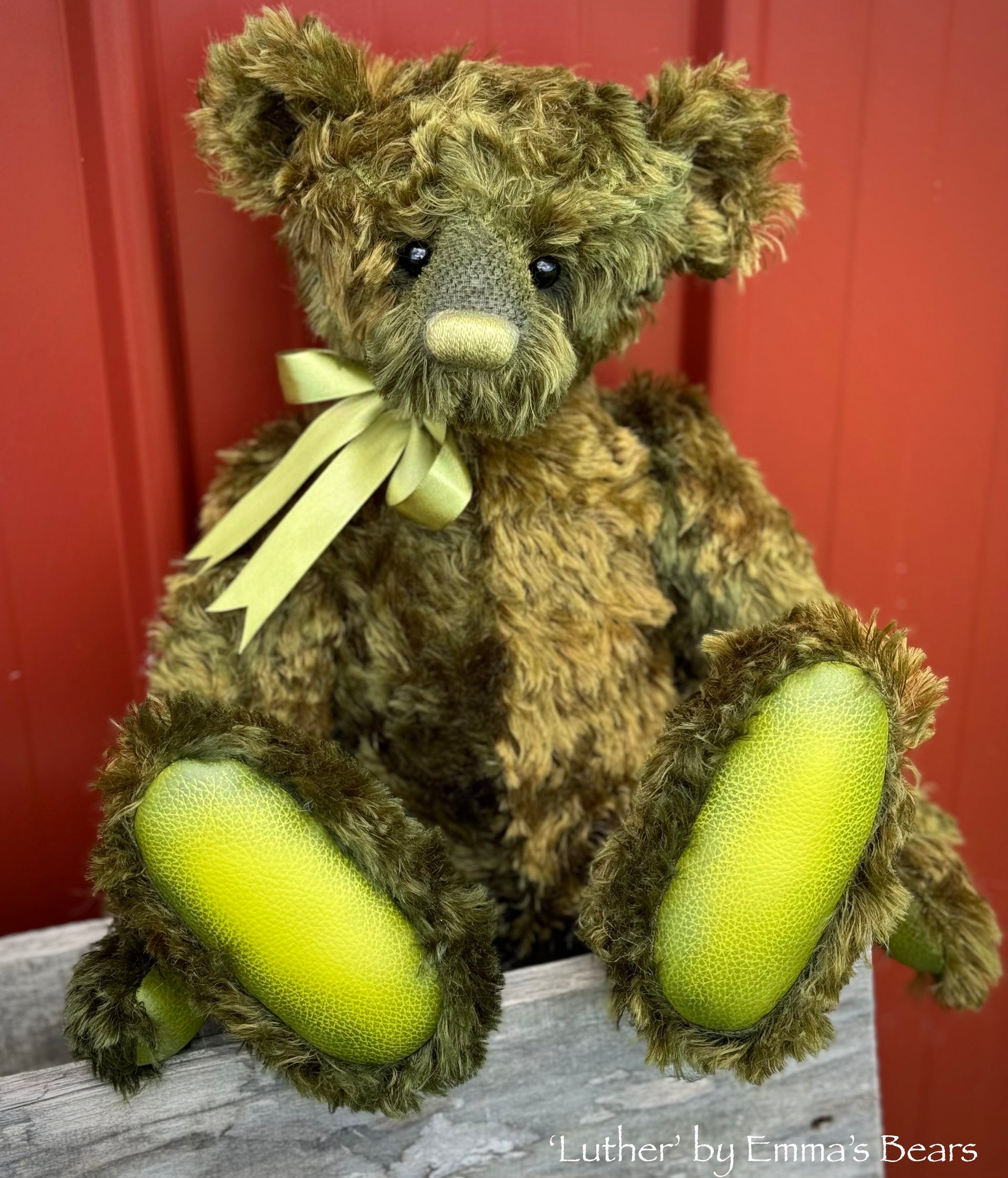 Luther - 17" mohair artist bear by Emma's Bears - OOAK