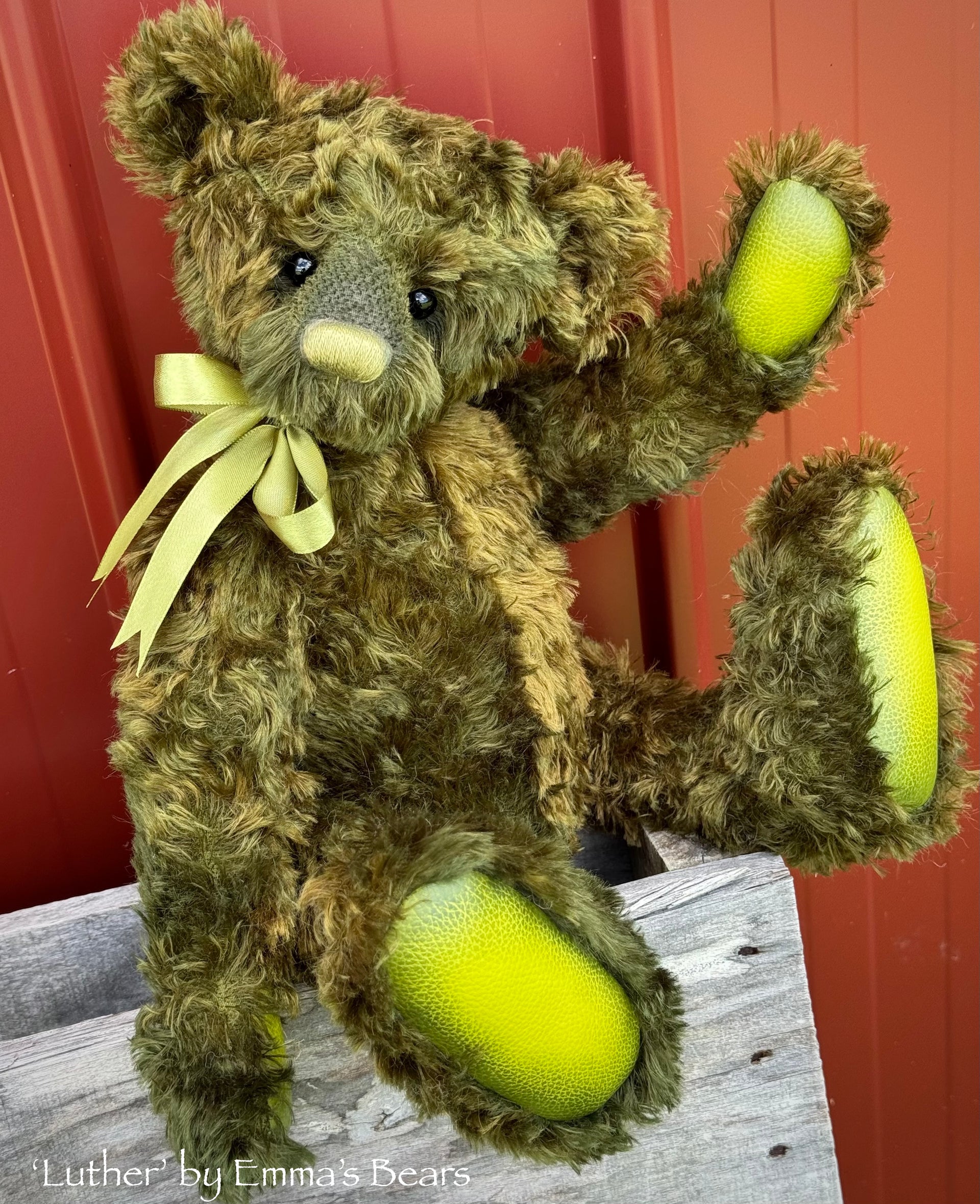 Luther - 17" mohair artist bear by Emma's Bears - OOAK