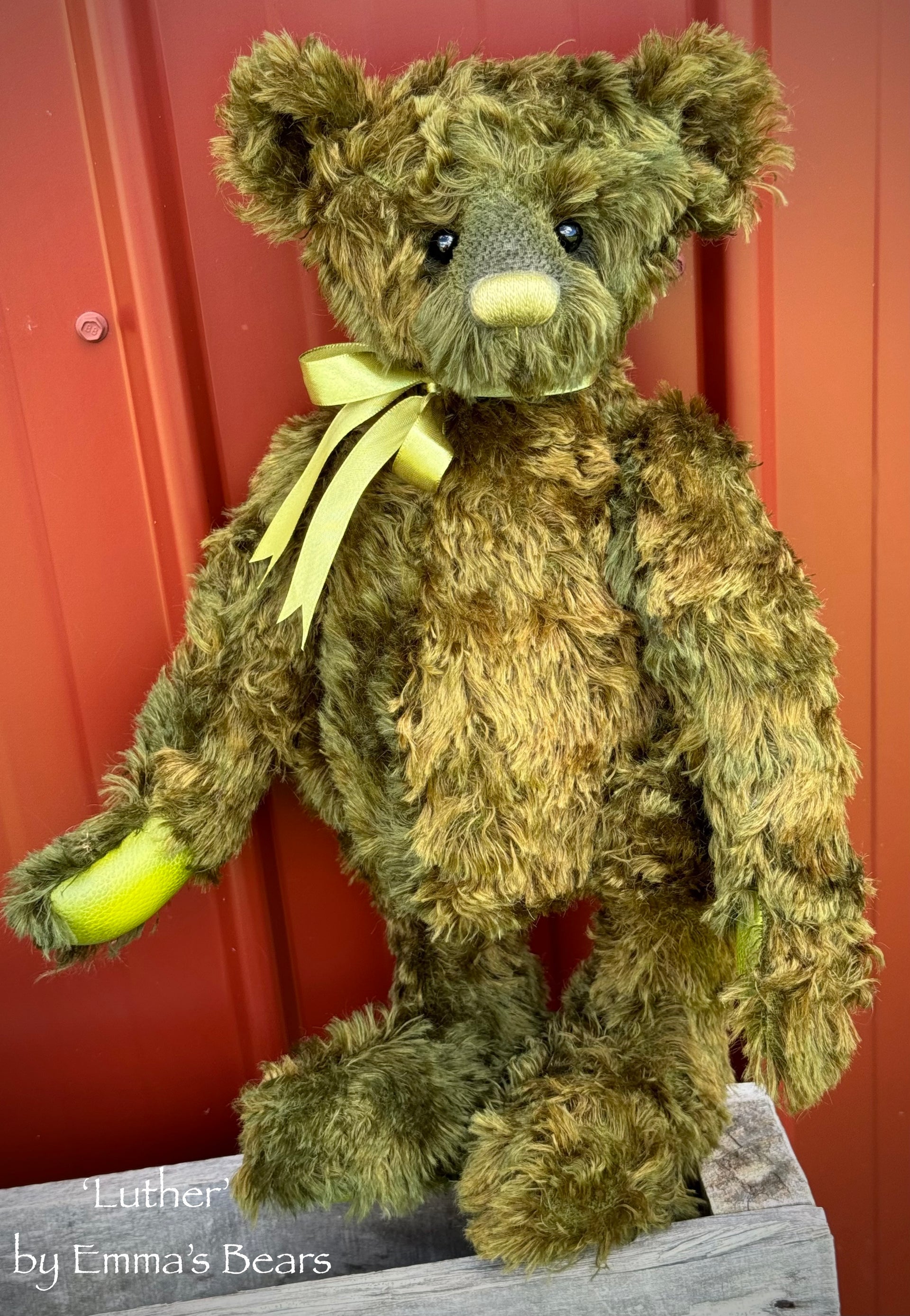 Luther - 17" mohair artist bear by Emma's Bears - OOAK