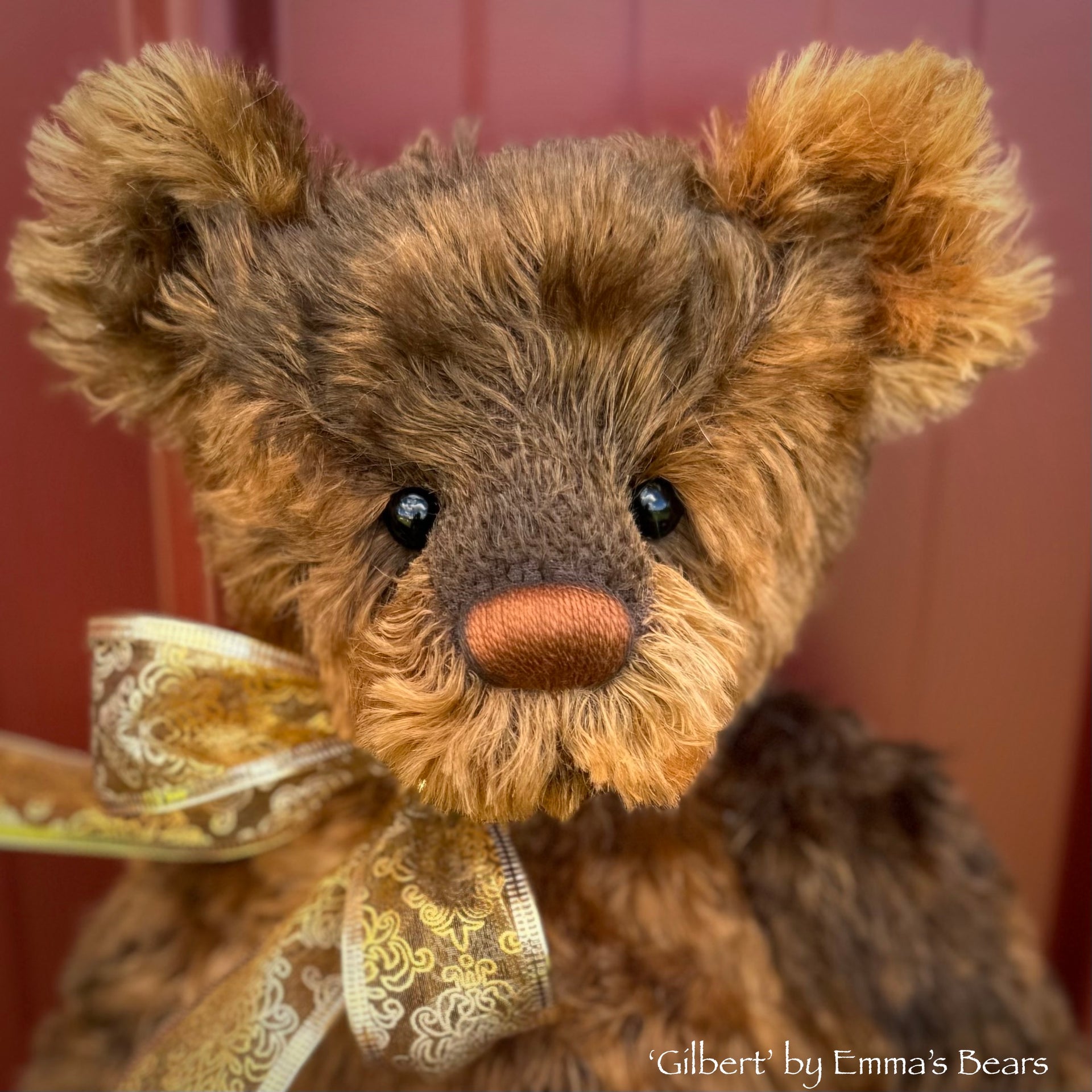 Gilbert - 17" mohair artist bear by Emma's Bears - OOAK