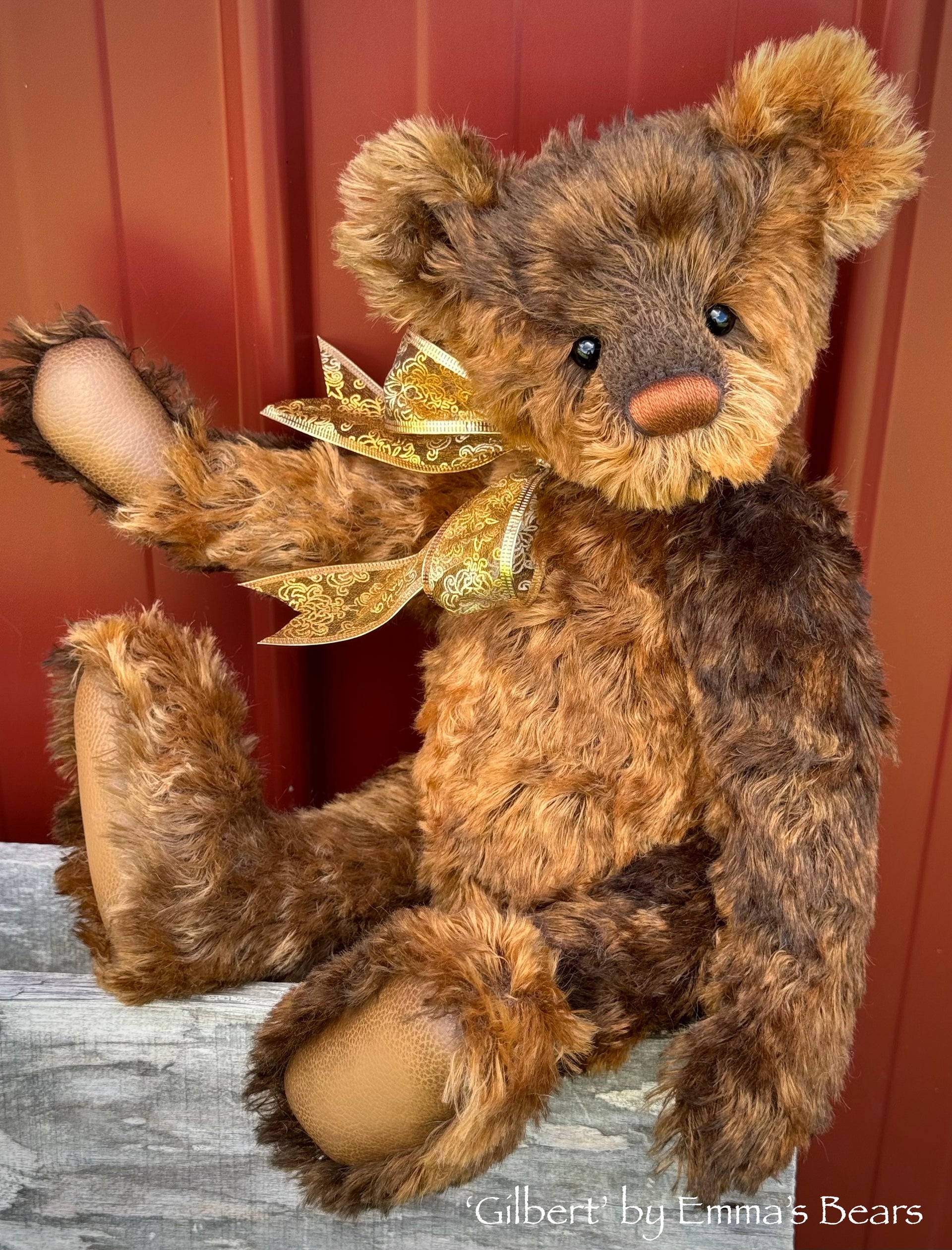 Gilbert - 17" mohair artist bear by Emma's Bears - OOAK