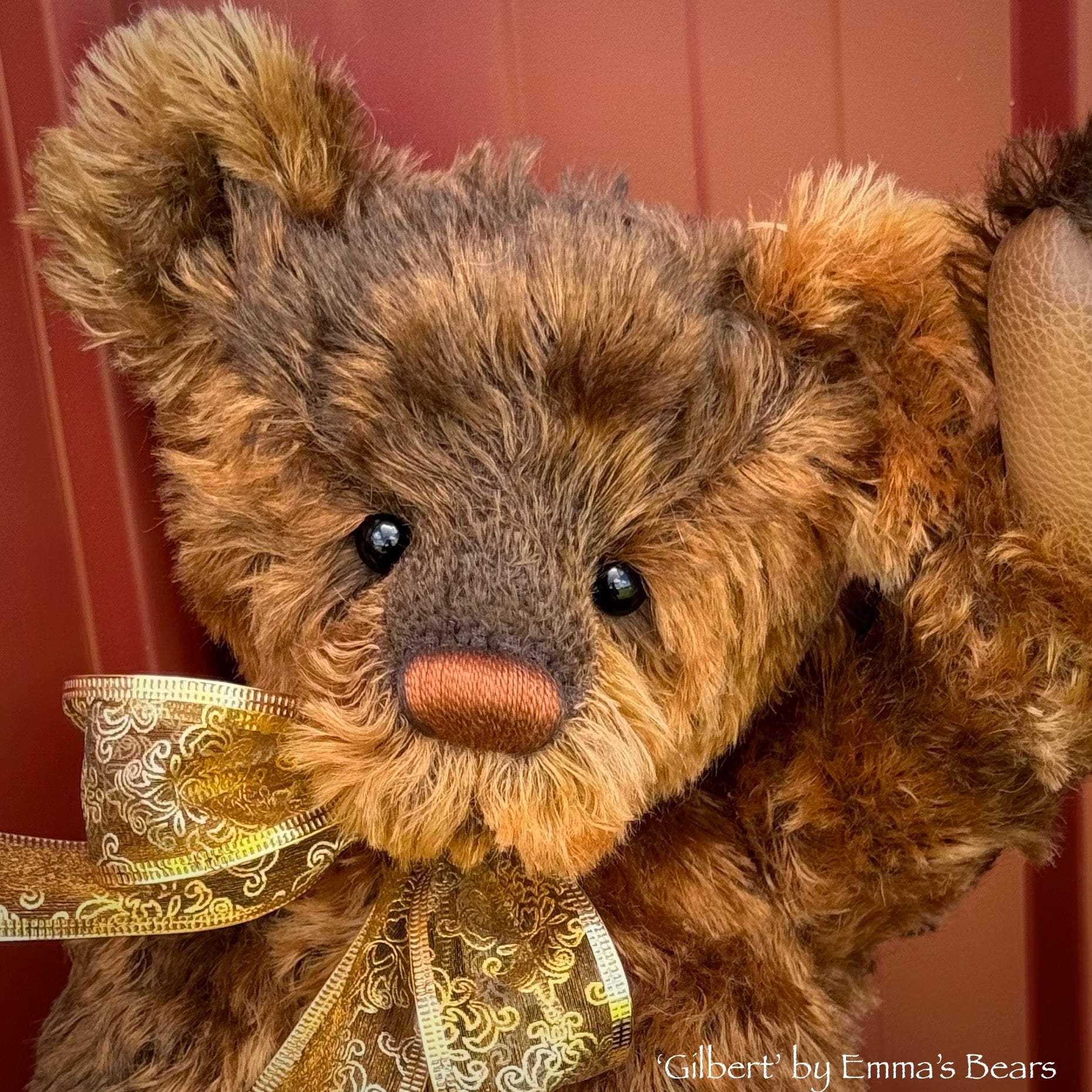Gilbert - 17" mohair artist bear by Emma's Bears - OOAK