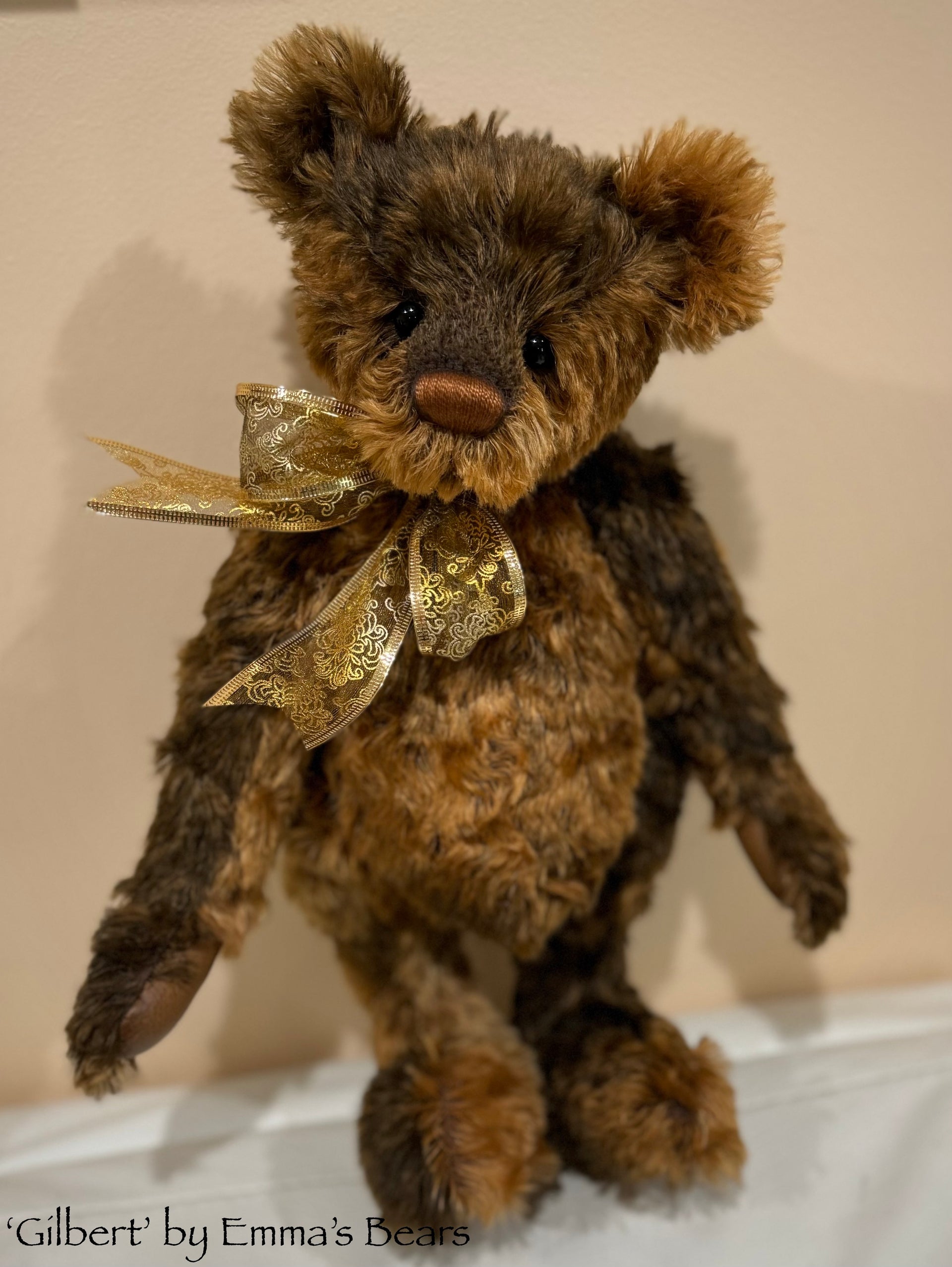 Gilbert - 17" mohair artist bear by Emma's Bears - OOAK