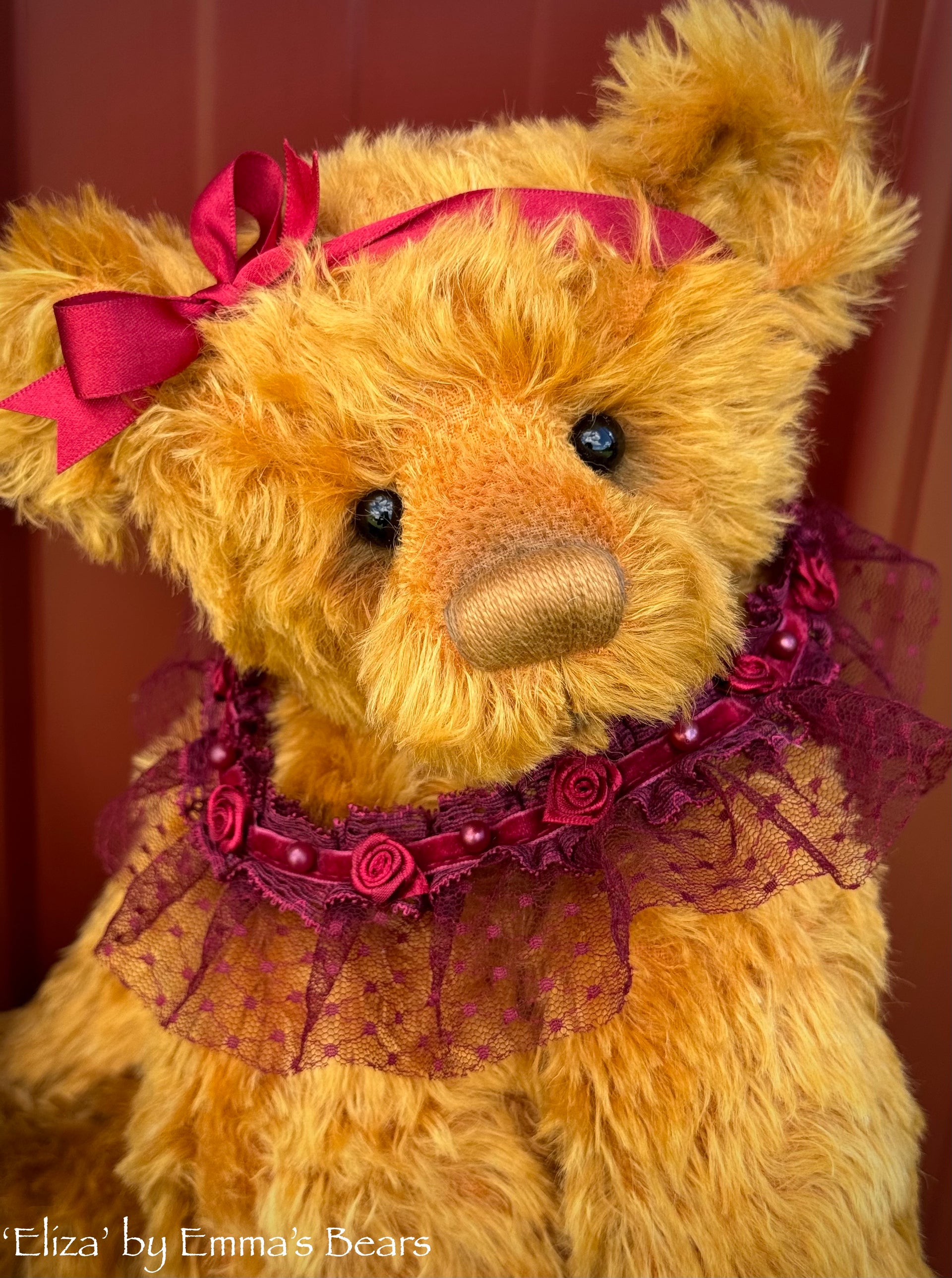 Eliza - 17" mohair artist bear by Emma's Bears - OOAK