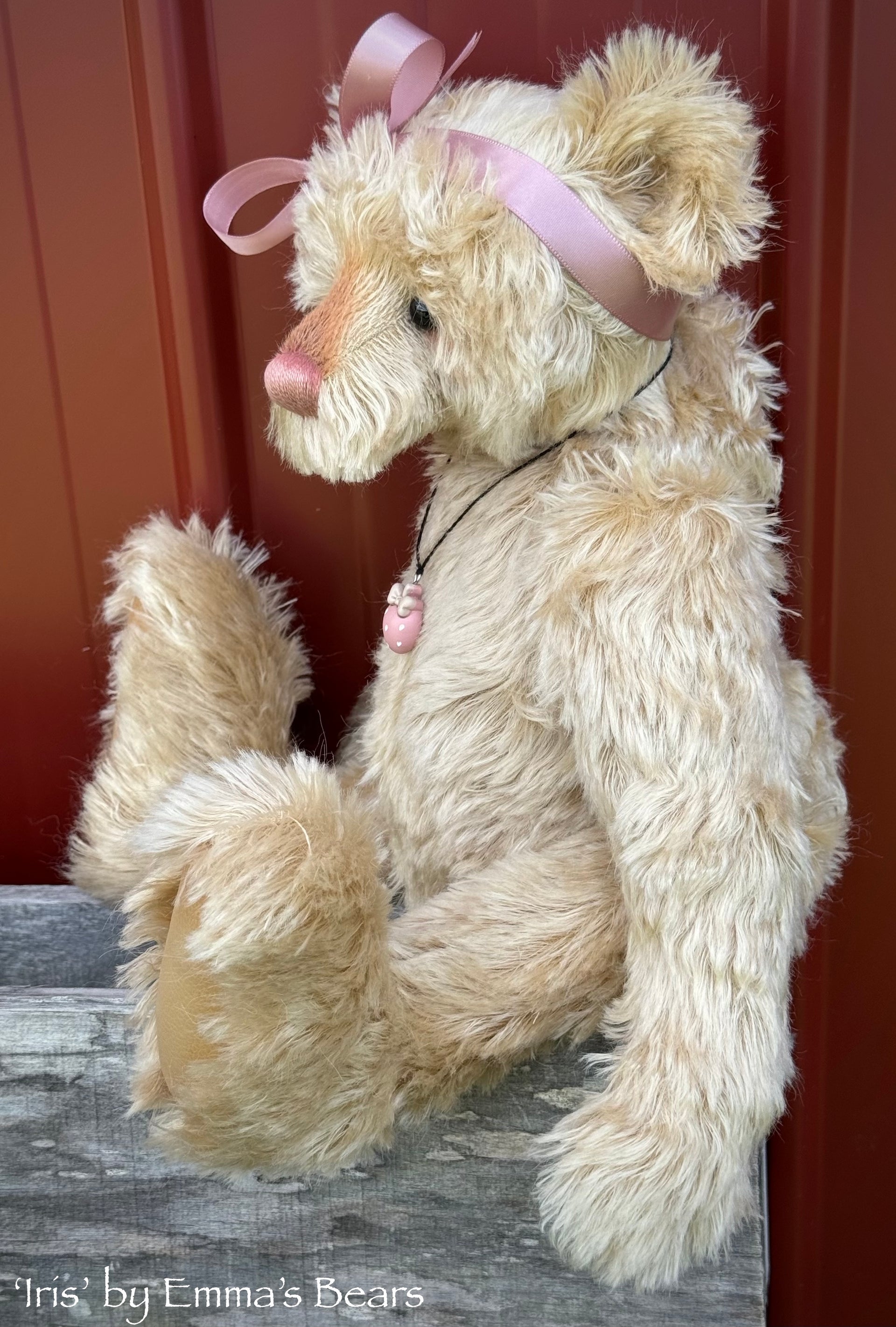 Iris - 17" mohair artist bear by Emma's Bears - OOAK