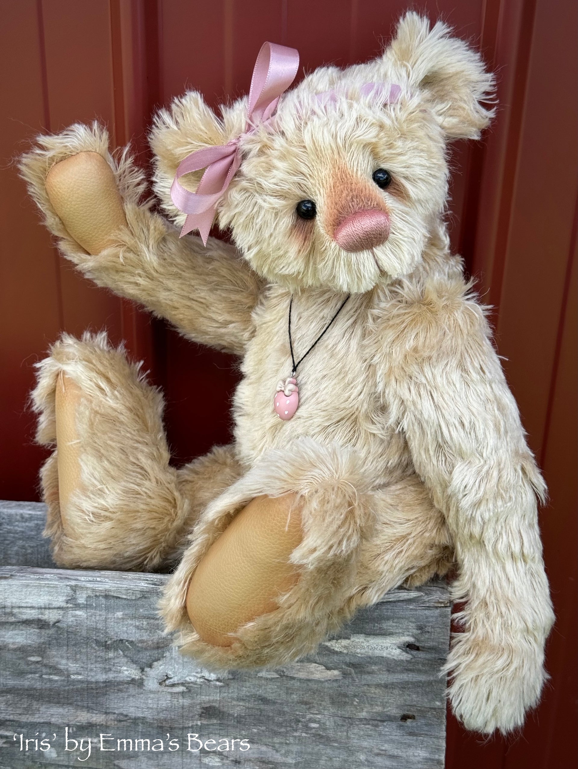 Iris - 17" mohair artist bear by Emma's Bears - OOAK