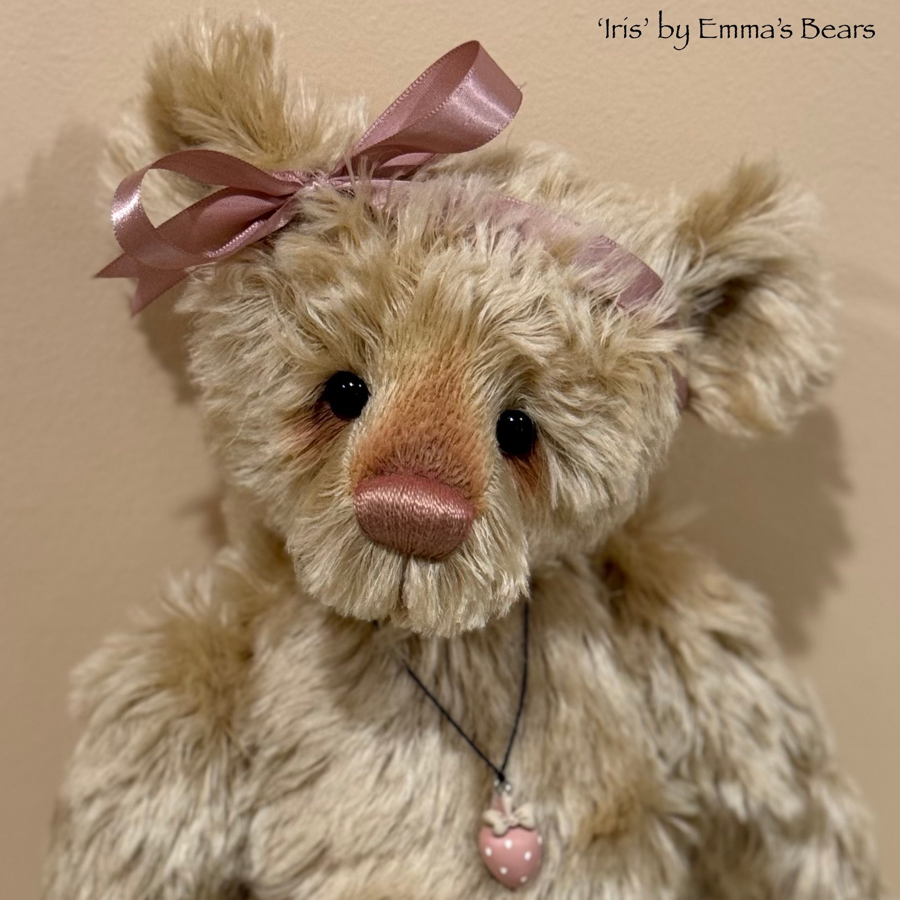 Iris - 17" mohair artist bear by Emma's Bears - OOAK