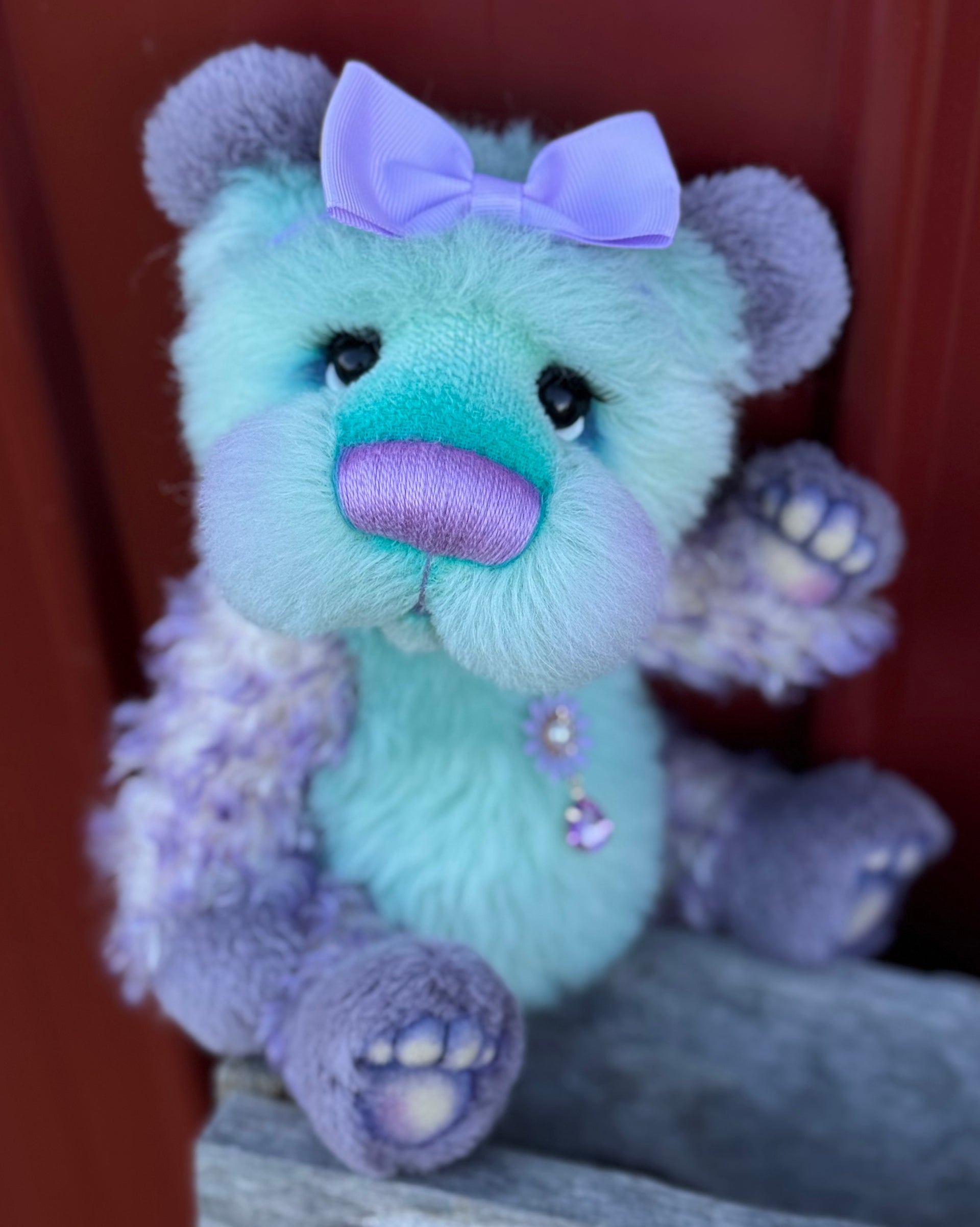 Miviane - 11" Mohair and Alpaca artist bear by Emma's Bears - OOAK