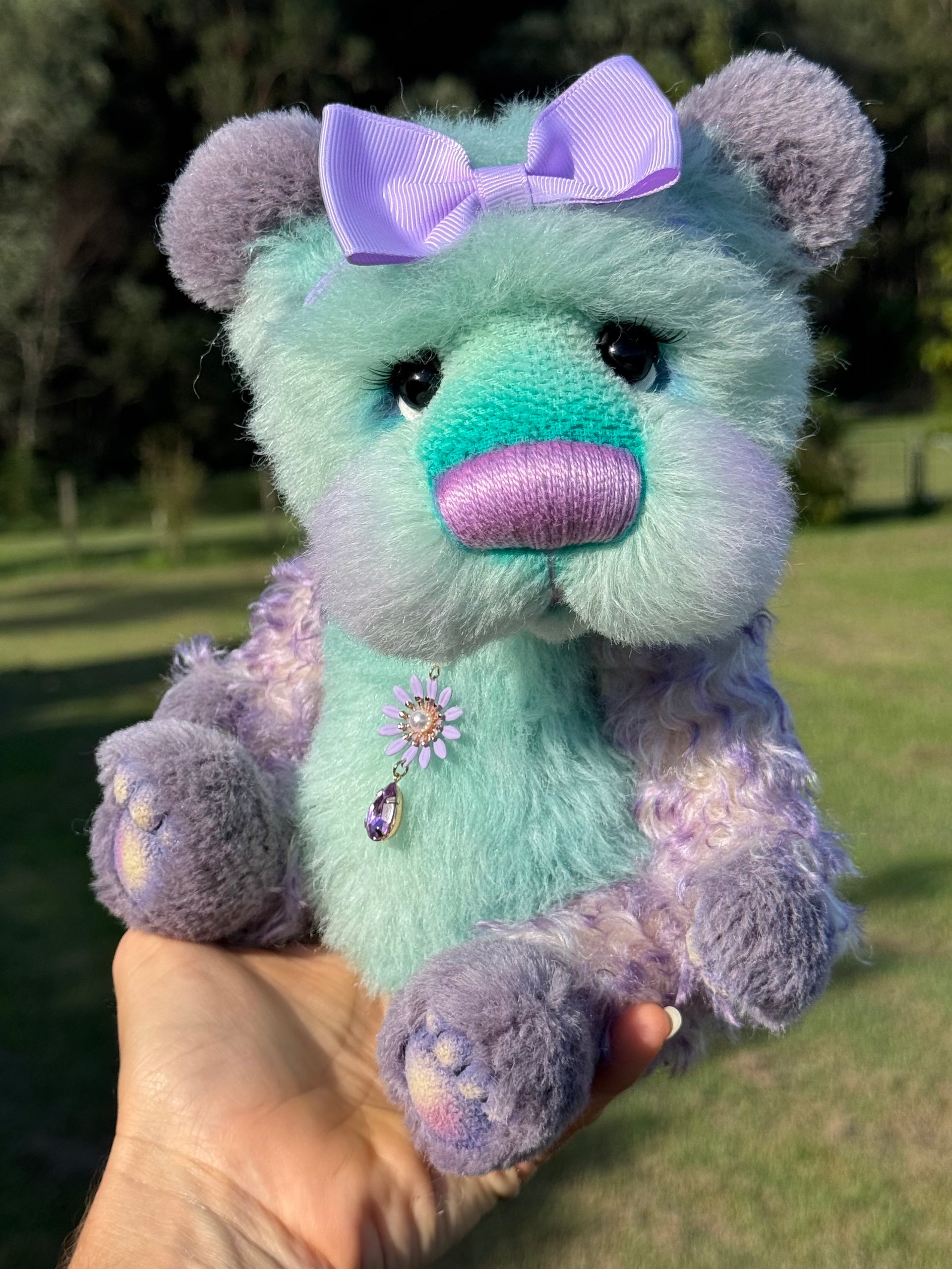 Miviane - 11" Mohair and Alpaca artist bear by Emma's Bears - OOAK