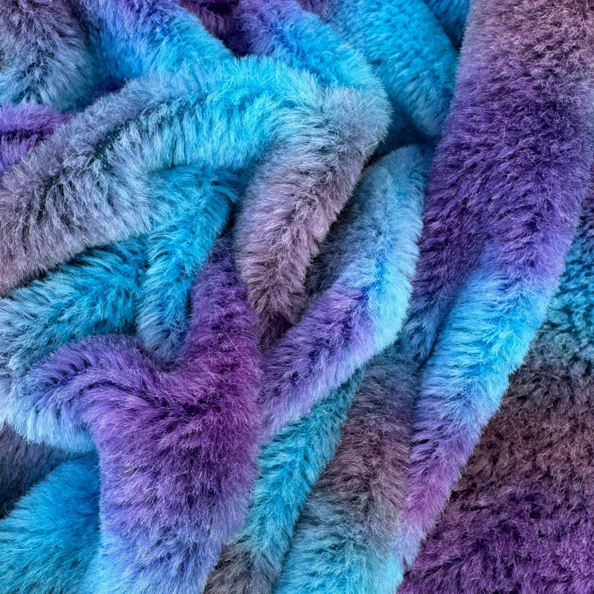 10mm Alpaca - Hand Dyed Enchanted Stream - Fat 1/8m - APR064
