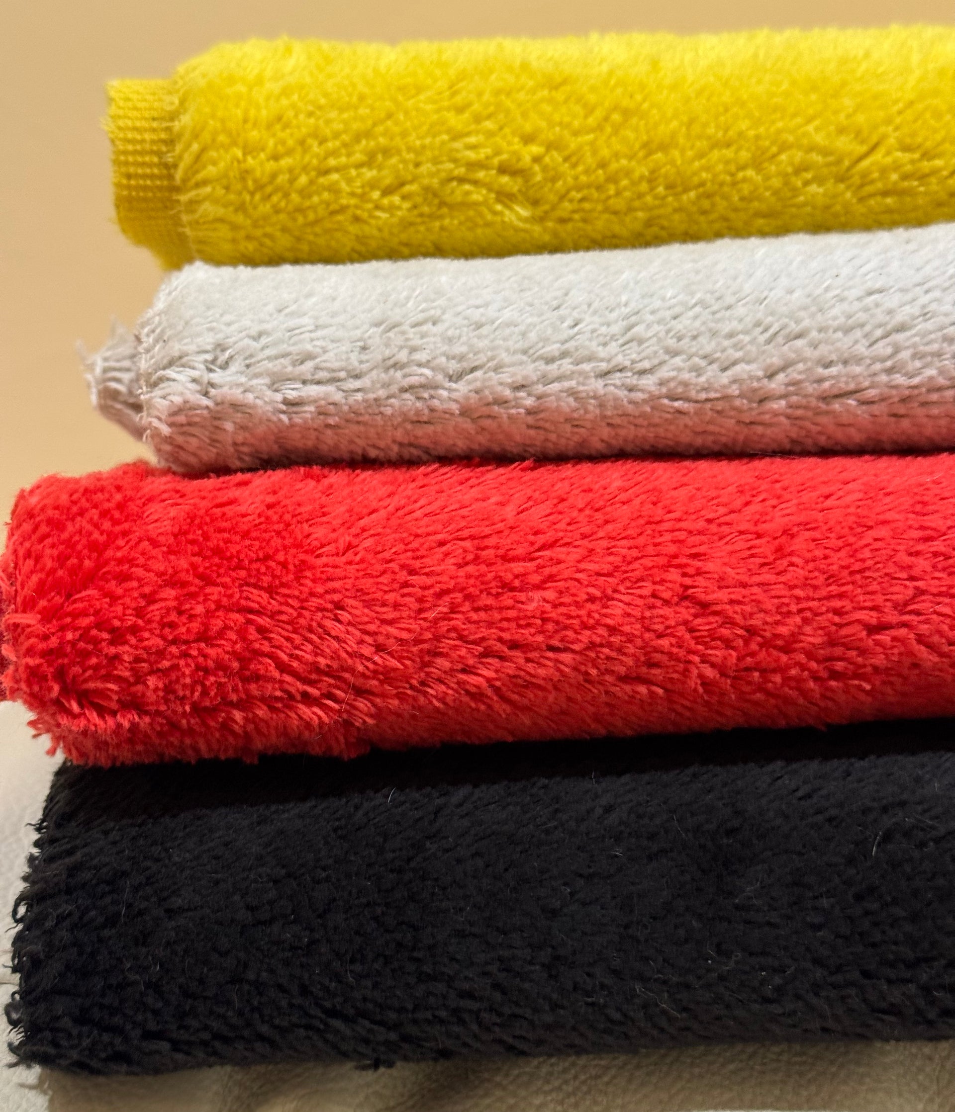 Cotton Fur - Straight 7mm Pile - Black
