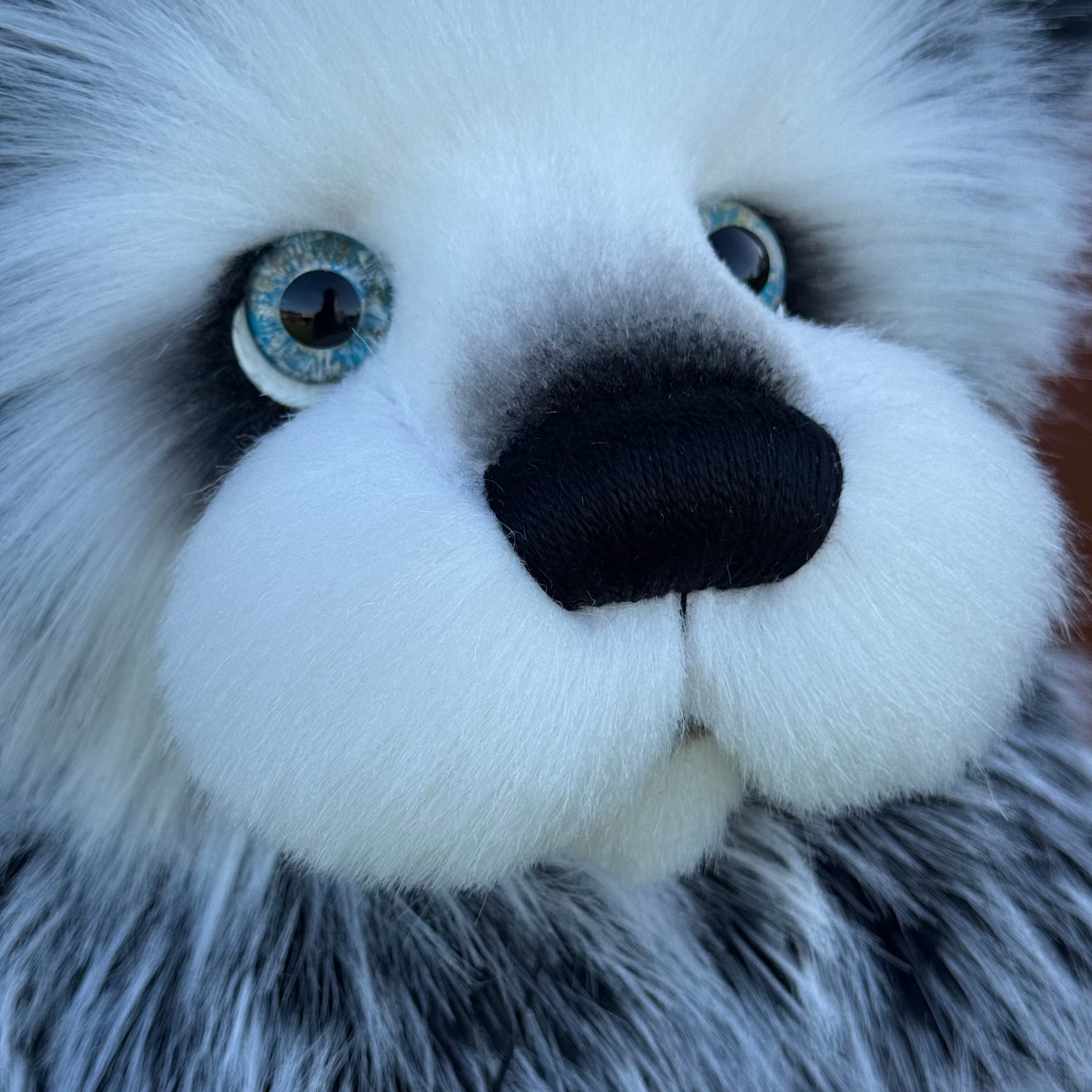 Bubbledove - 17" Luxury faux fur artist bear by Emma's Bears - OOAK