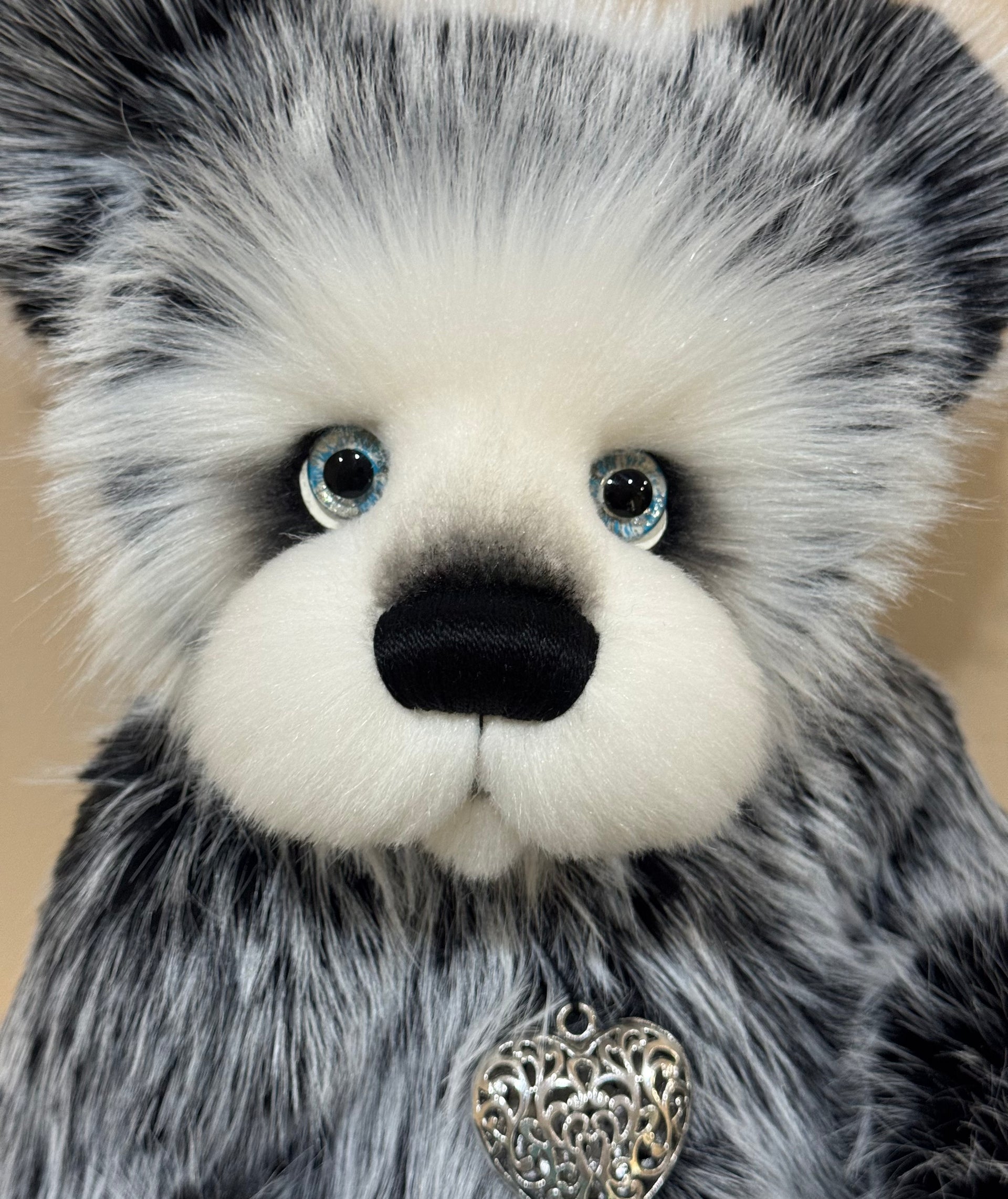 Bubbledove - 17" Luxury faux fur artist bear by Emma's Bears - OOAK