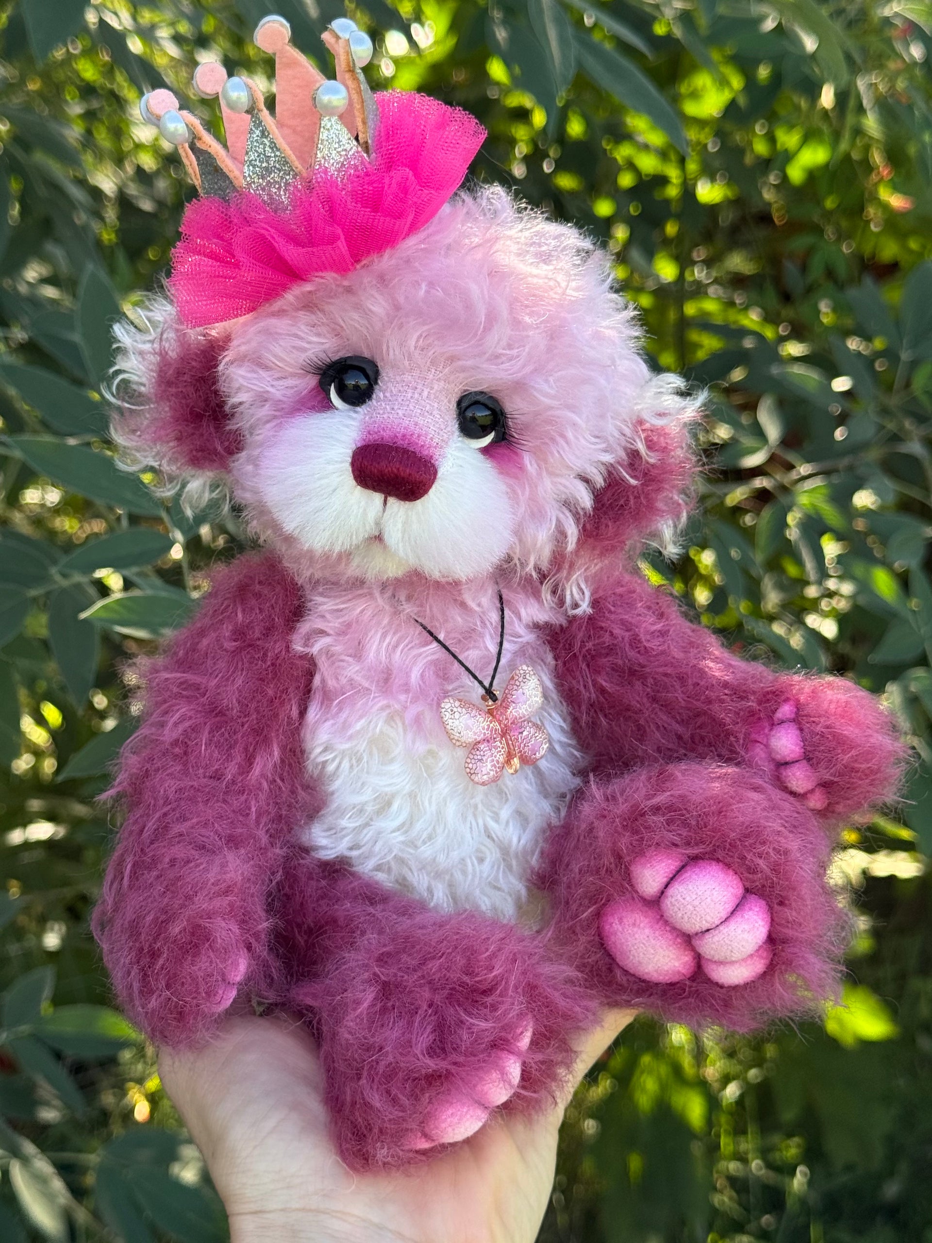 Sugardash - 12" Mohair artist bear by Emma's Bears - OOAK