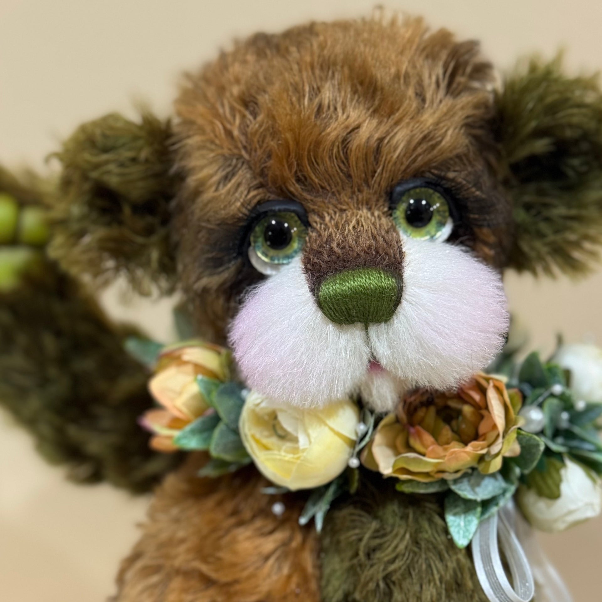 Miss Moss - 16" Mohair artist bear by Emma's Bears - OOAK