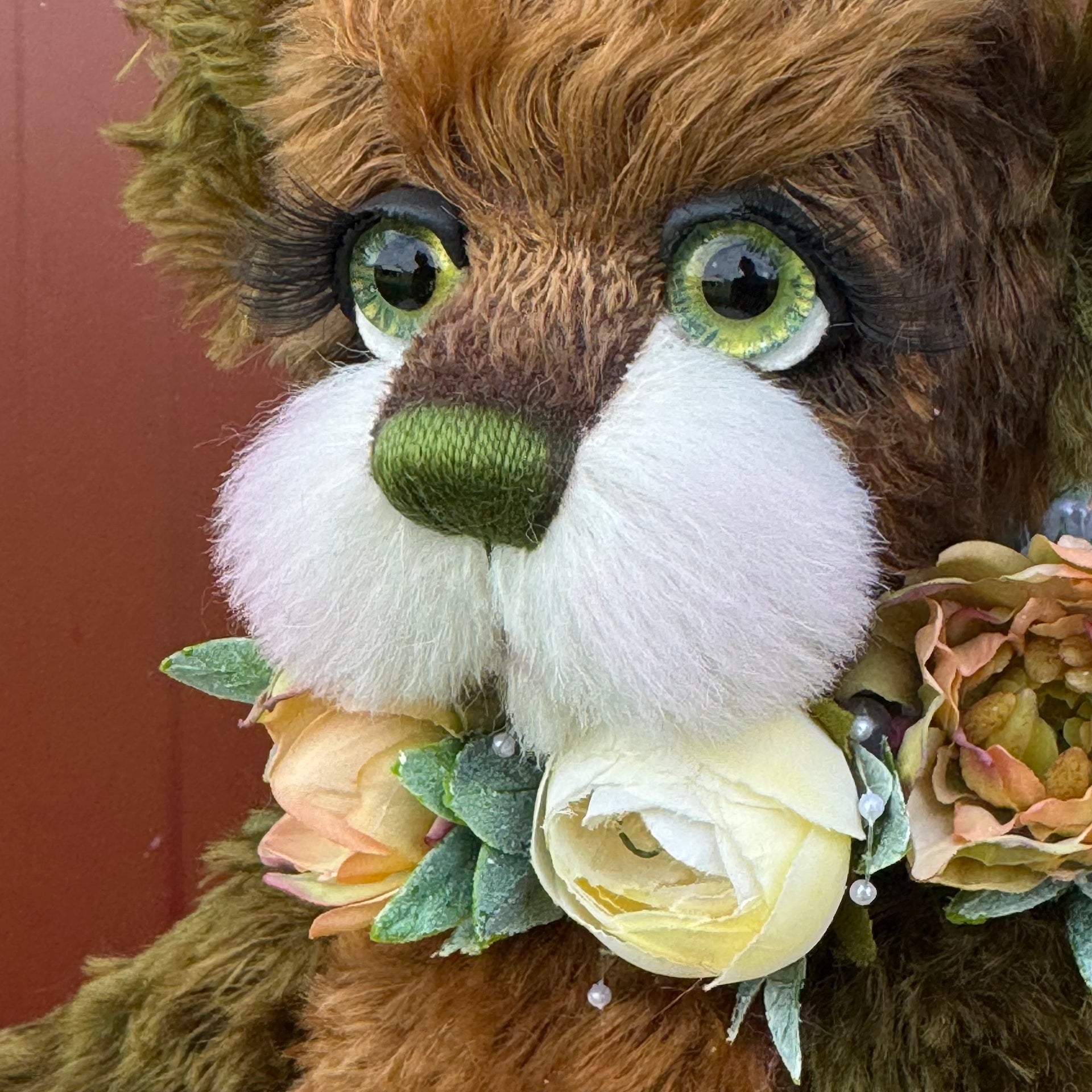 Miss Moss - 16" Mohair artist bear by Emma's Bears - OOAK