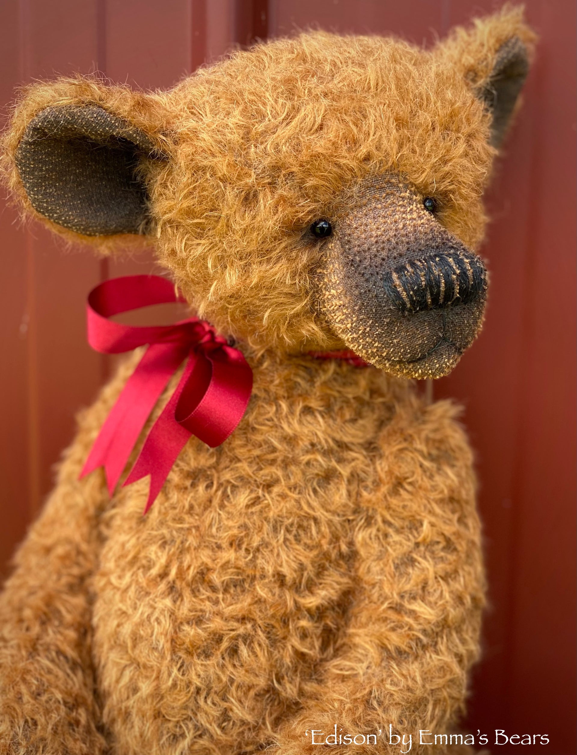 Edison - 20" mohair artist bear by Emmas Bears - OOAK