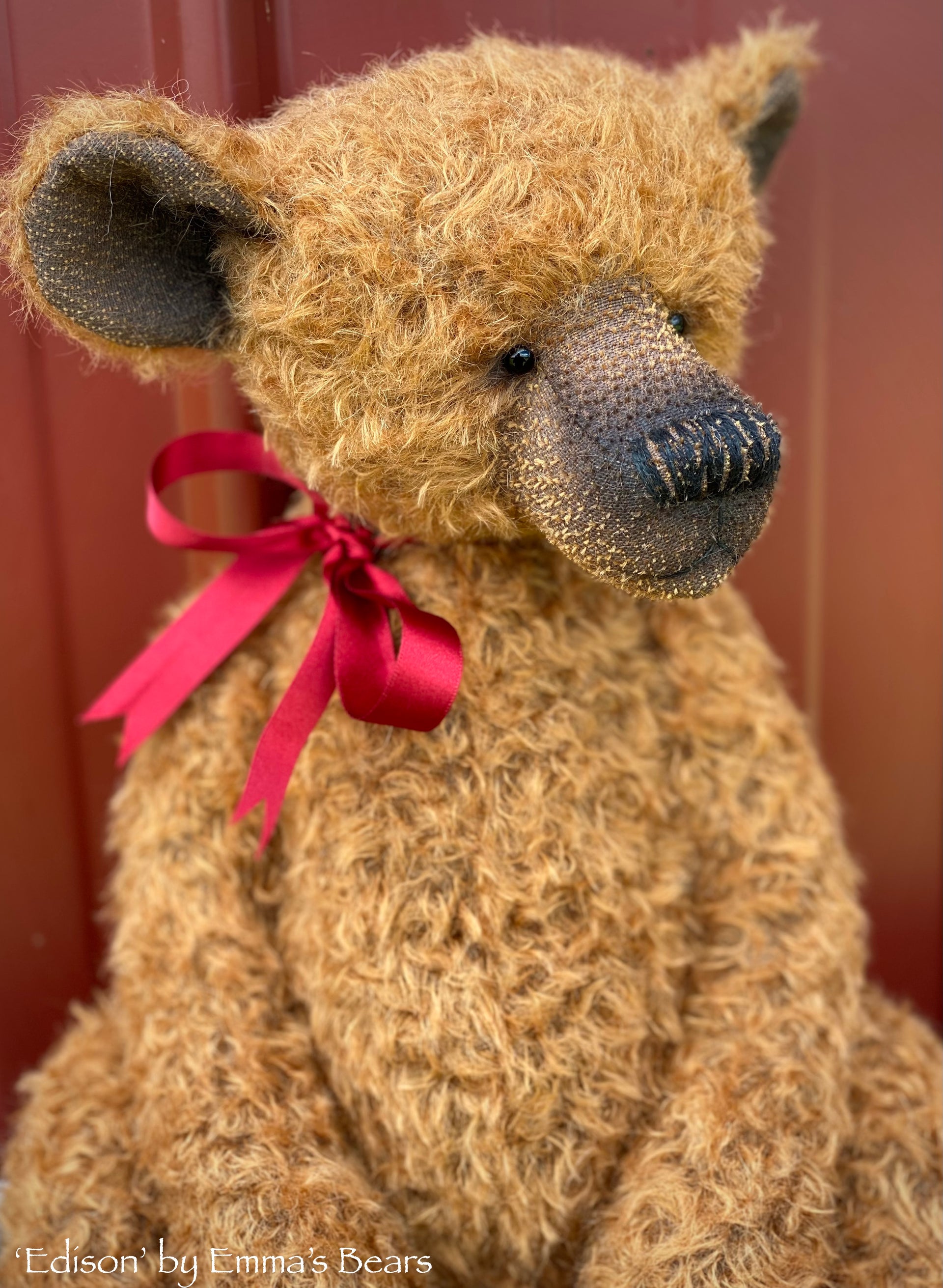 Edison - 20" mohair artist bear by Emmas Bears - OOAK
