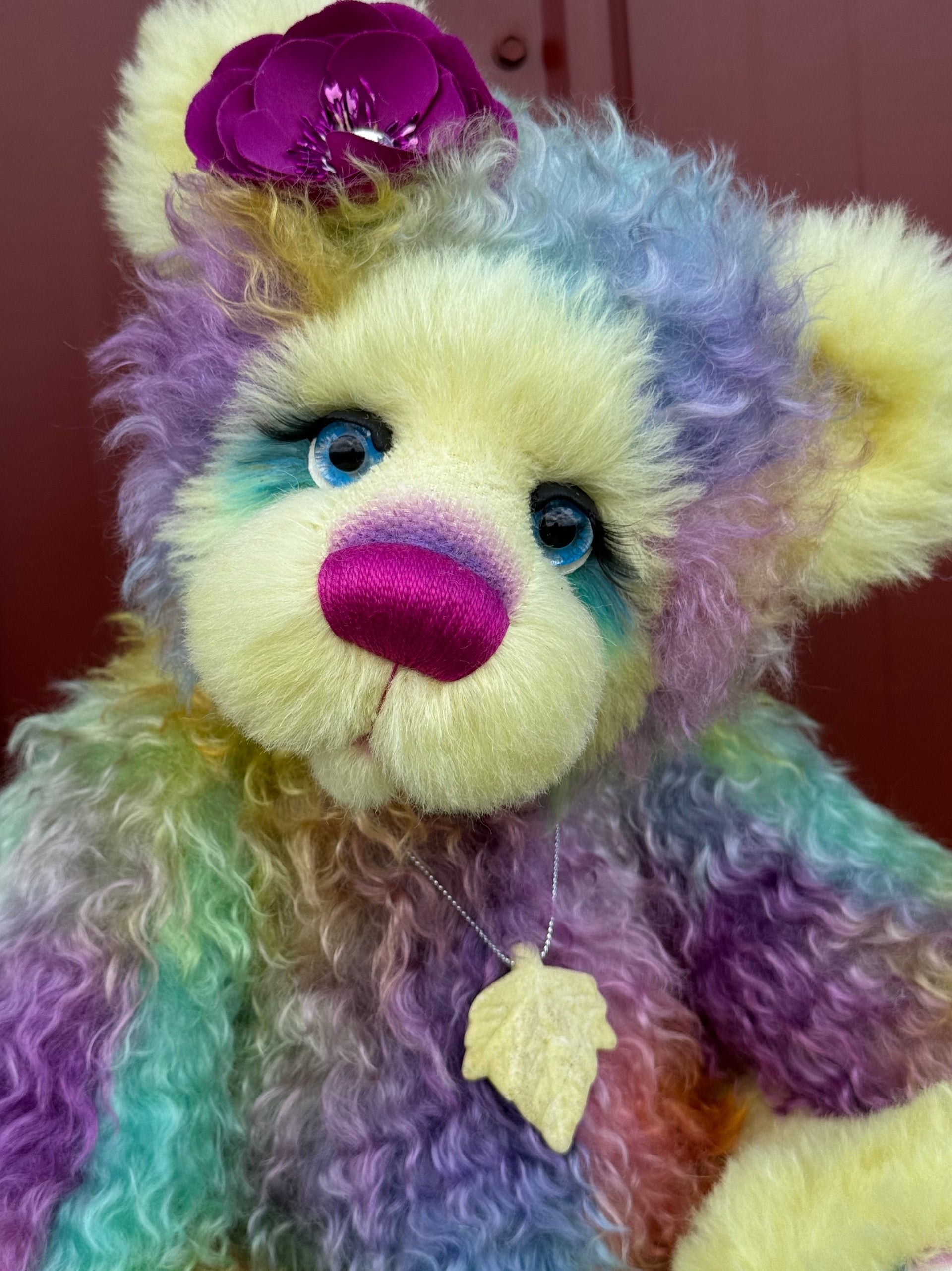 Curlylocks Mohair - Hand Dyed Enchanted - Fat 1/8m - JUL030