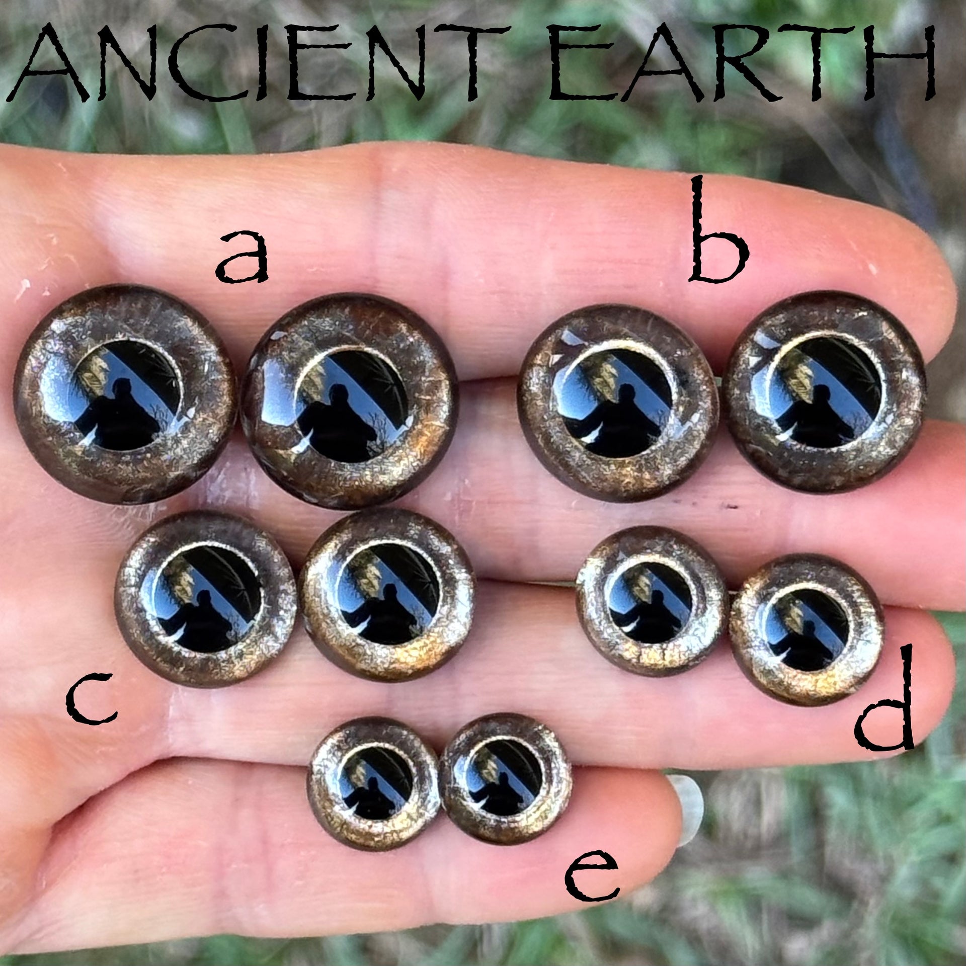 Hand Painted Eyes - Ancient Earth