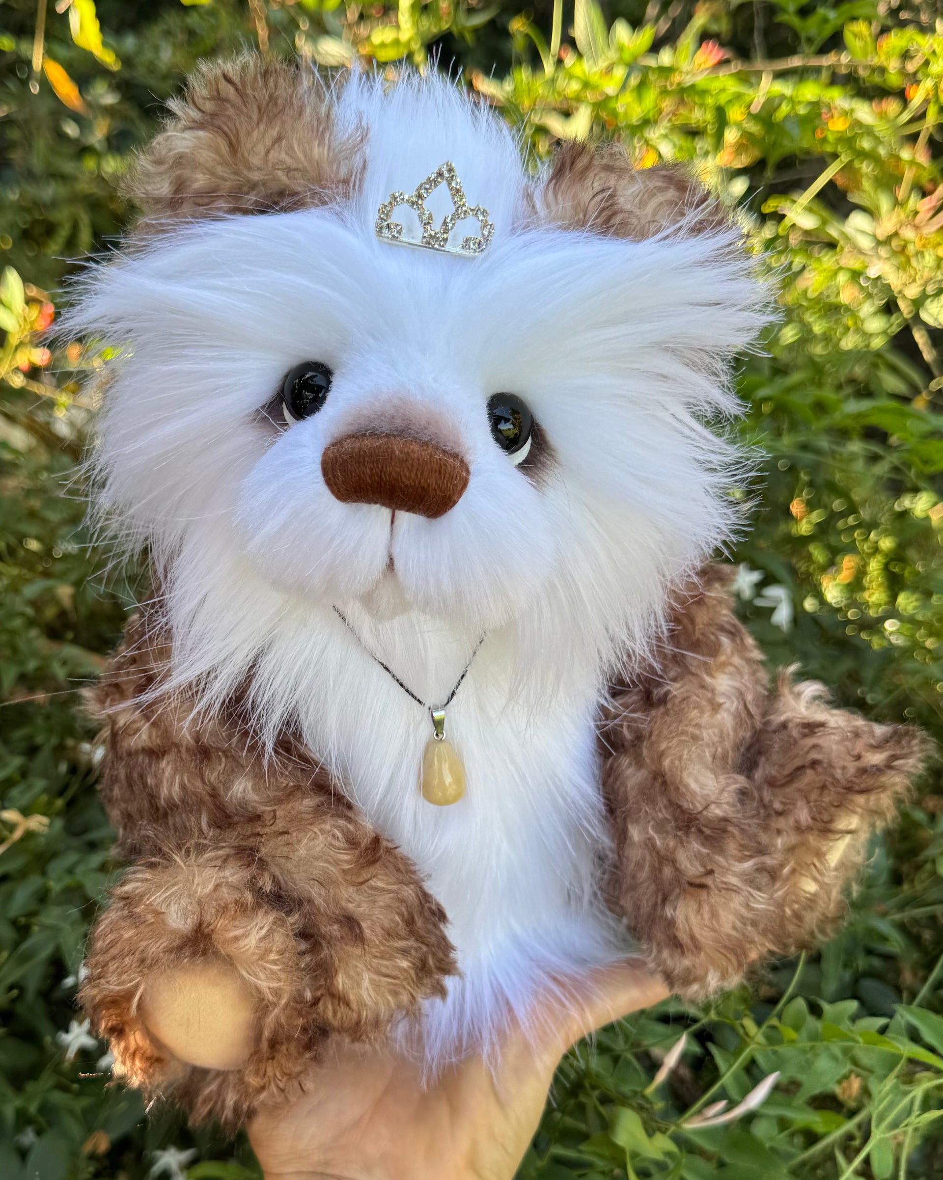 KITS - 12" Bellflower Mello Mohair and Faux Fur Bear