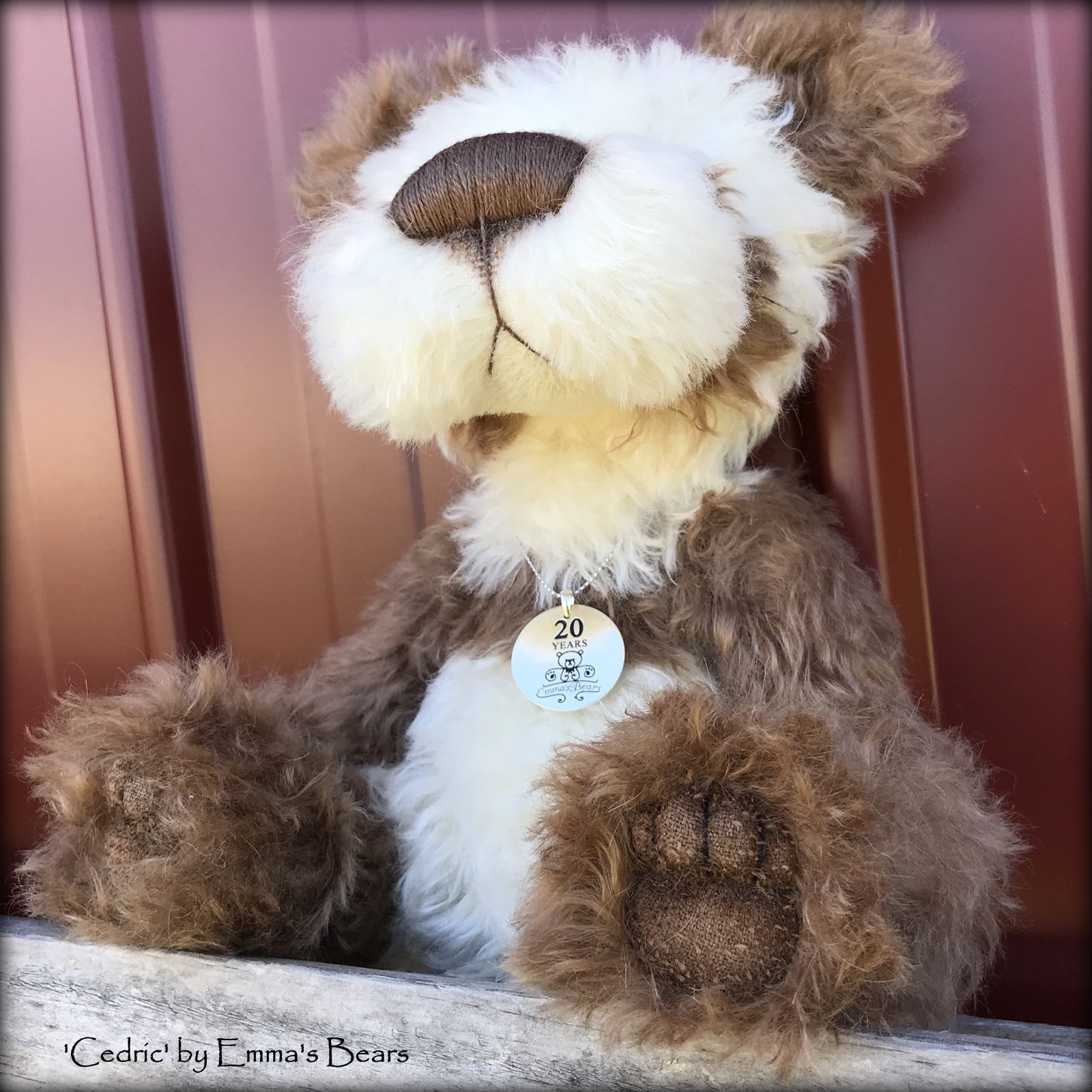 Cedric - 20 Years of Emma's Bears Commemorative Teddy - OOAK in a series