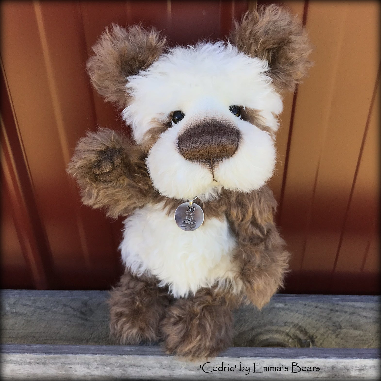 Cedric - 20 Years of Emma's Bears Commemorative Teddy - OOAK in a series