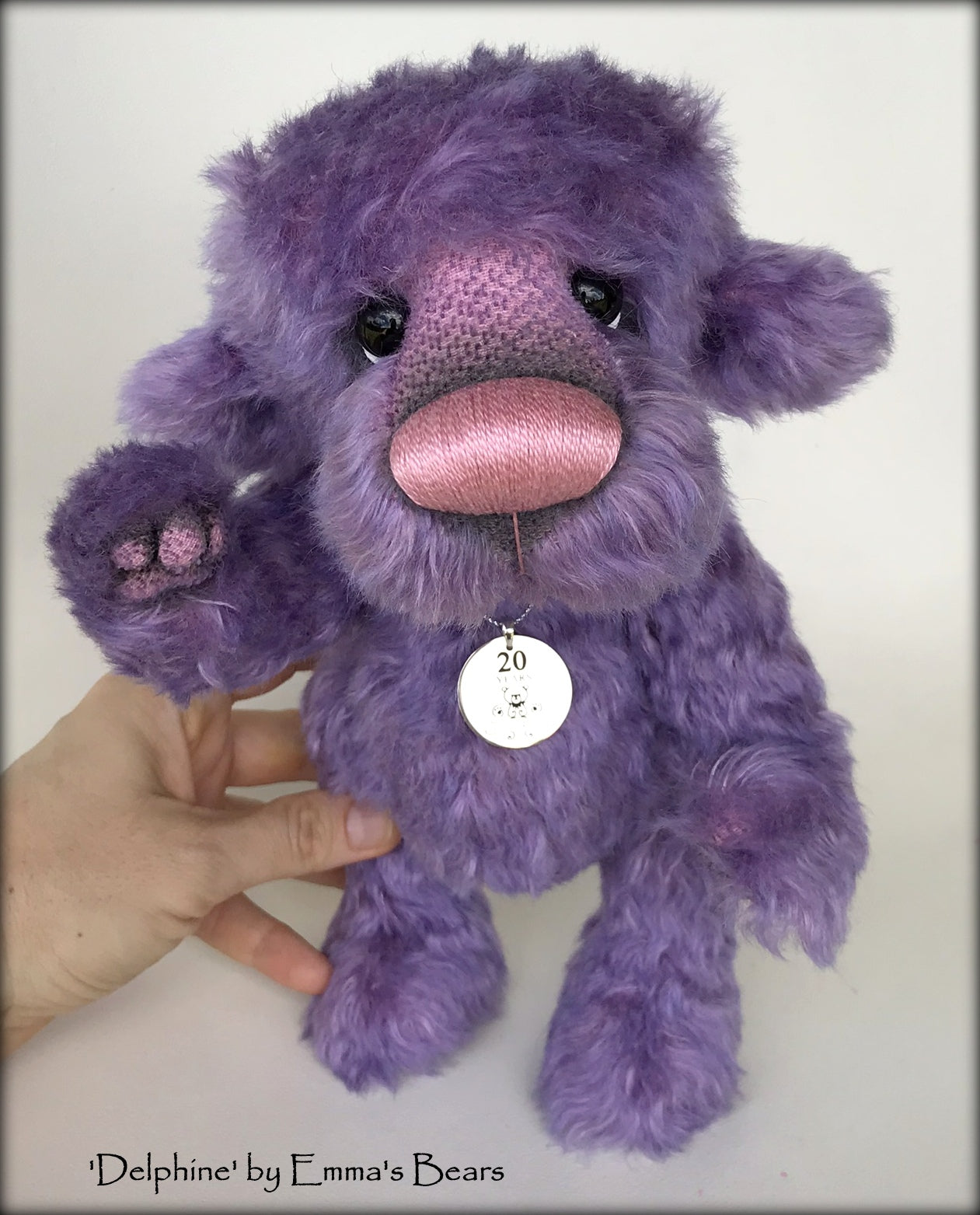 Delphine - 20 Years of Emma's Bears Commemorative Teddy - OOAK in a series