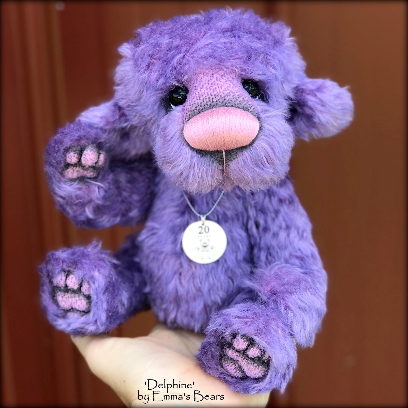 Delphine - 20 Years of Emma's Bears Commemorative Teddy - OOAK in a series