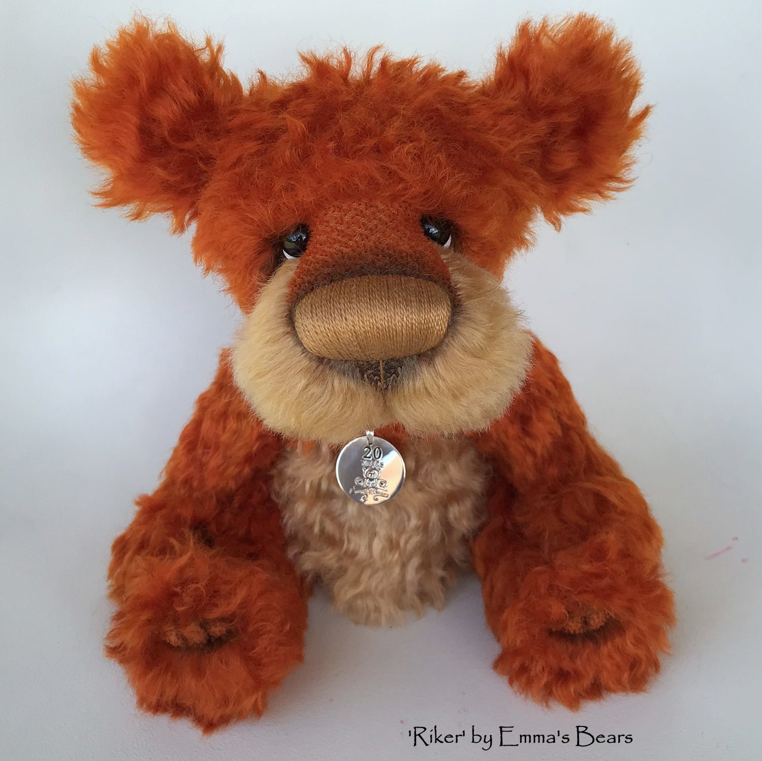 Riker - 20 Years of Emma's Bears Commemorative Teddy - OOAK in a series