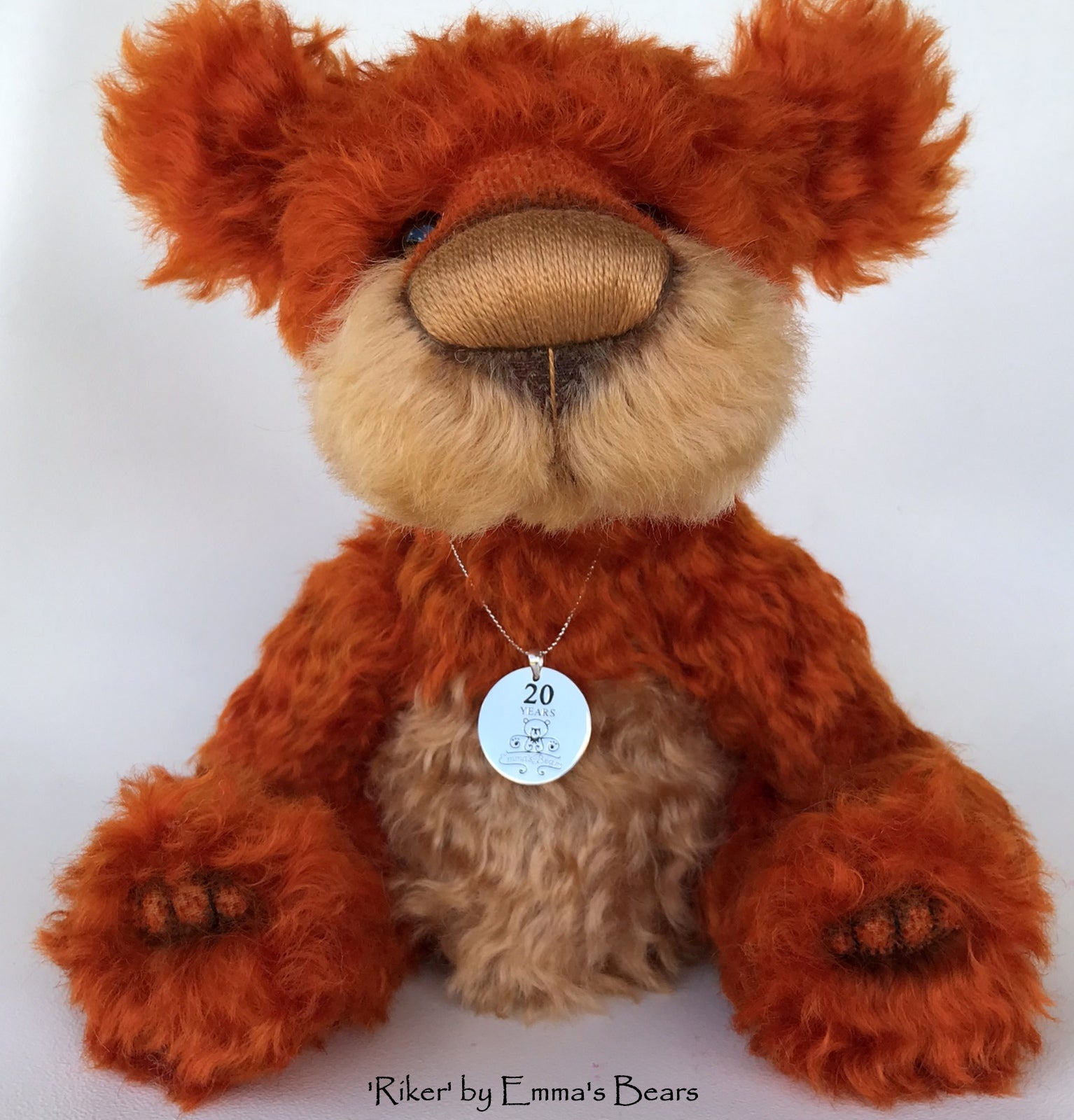 Riker - 20 Years of Emma's Bears Commemorative Teddy - OOAK in a series