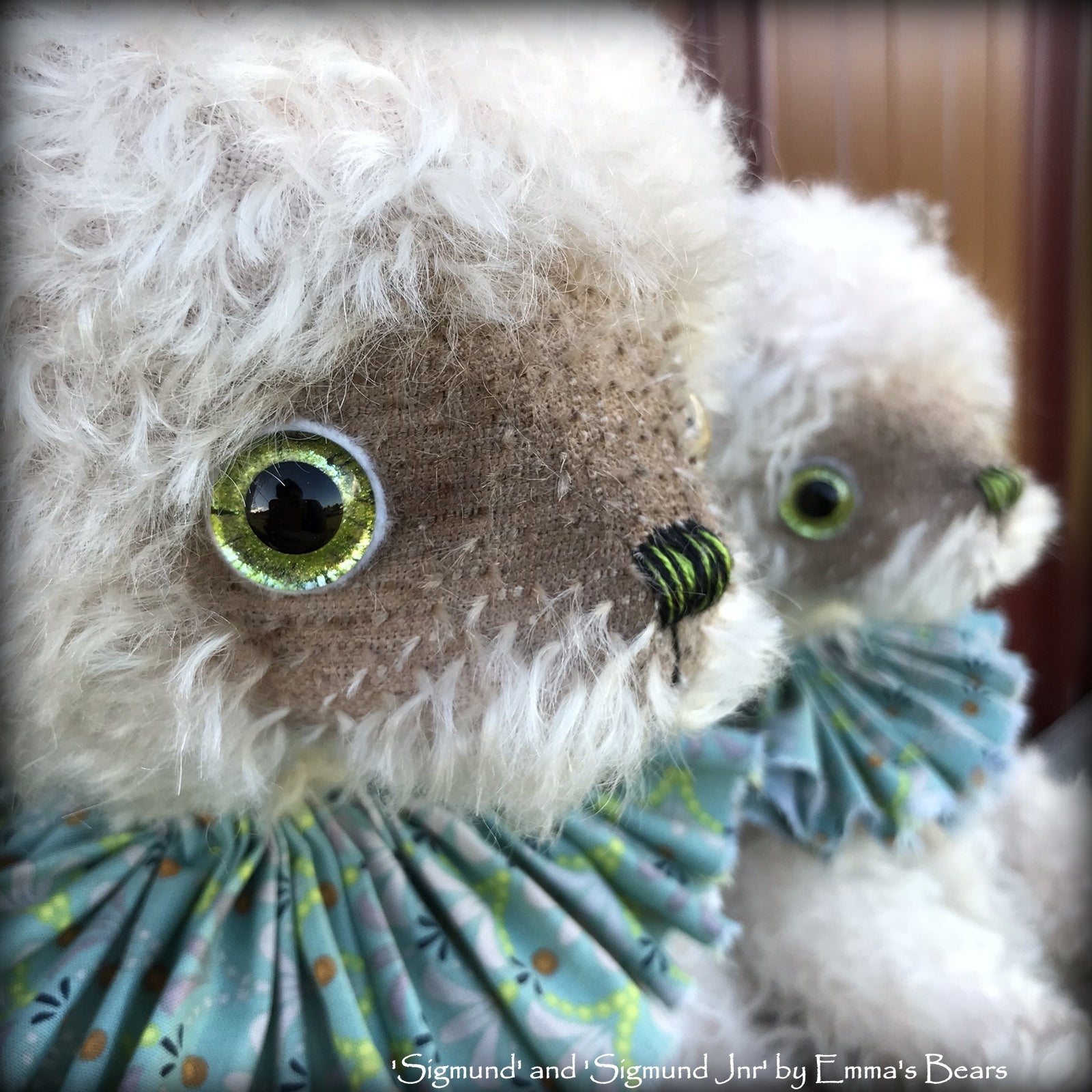 Sigmund Jnr - 11" hand-dyed double thick mohair Artist Bear by Emma's Bears - Limited Edition