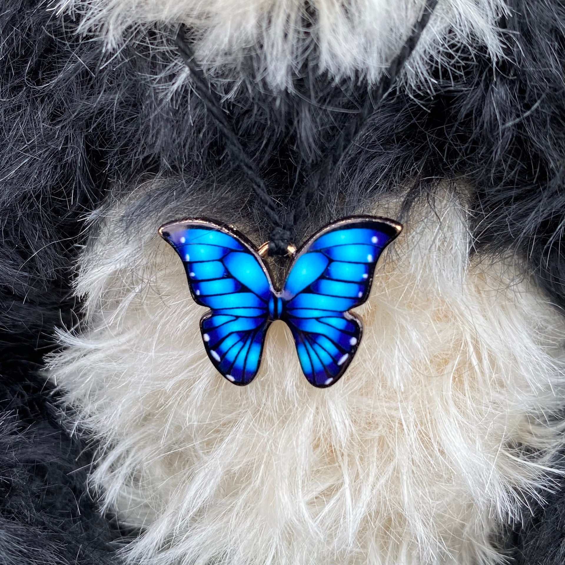 Cai - 9" mohair artist panda bear by Emma's Bears - OOAK