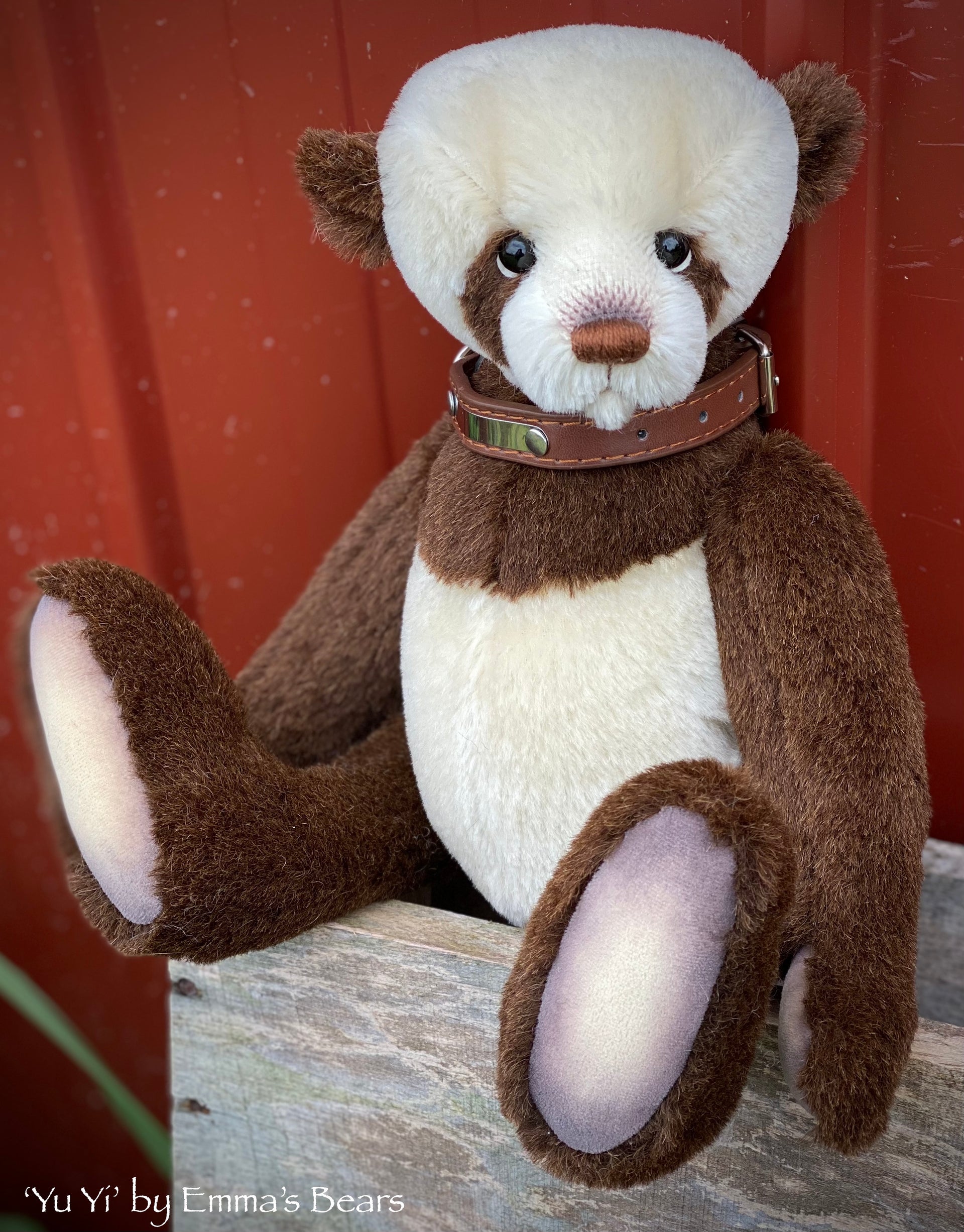 Yu Yi - 12" mohair artist panda bear - OOAK by Emma's Bears