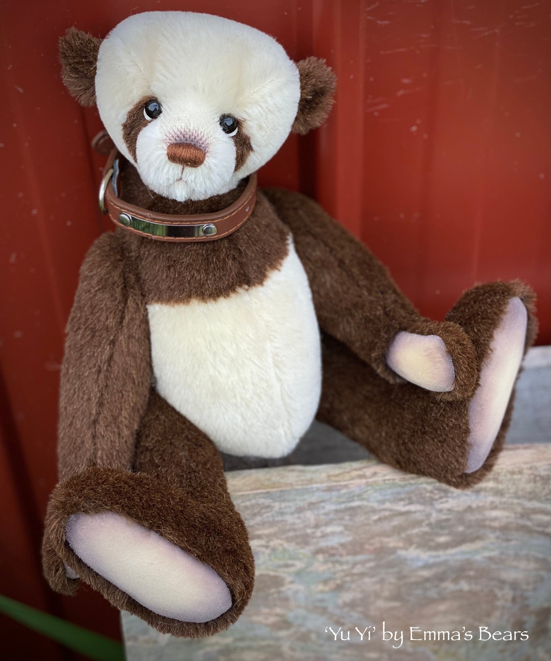 Yu Yi - 12" mohair artist panda bear - OOAK by Emma's Bears