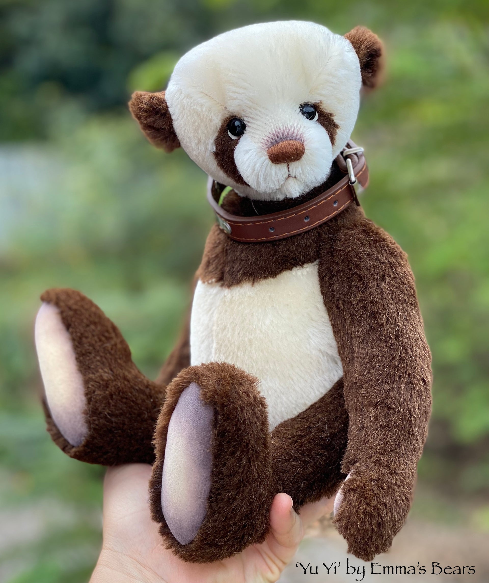 Yu Yi - 12" mohair artist panda bear - OOAK by Emma's Bears