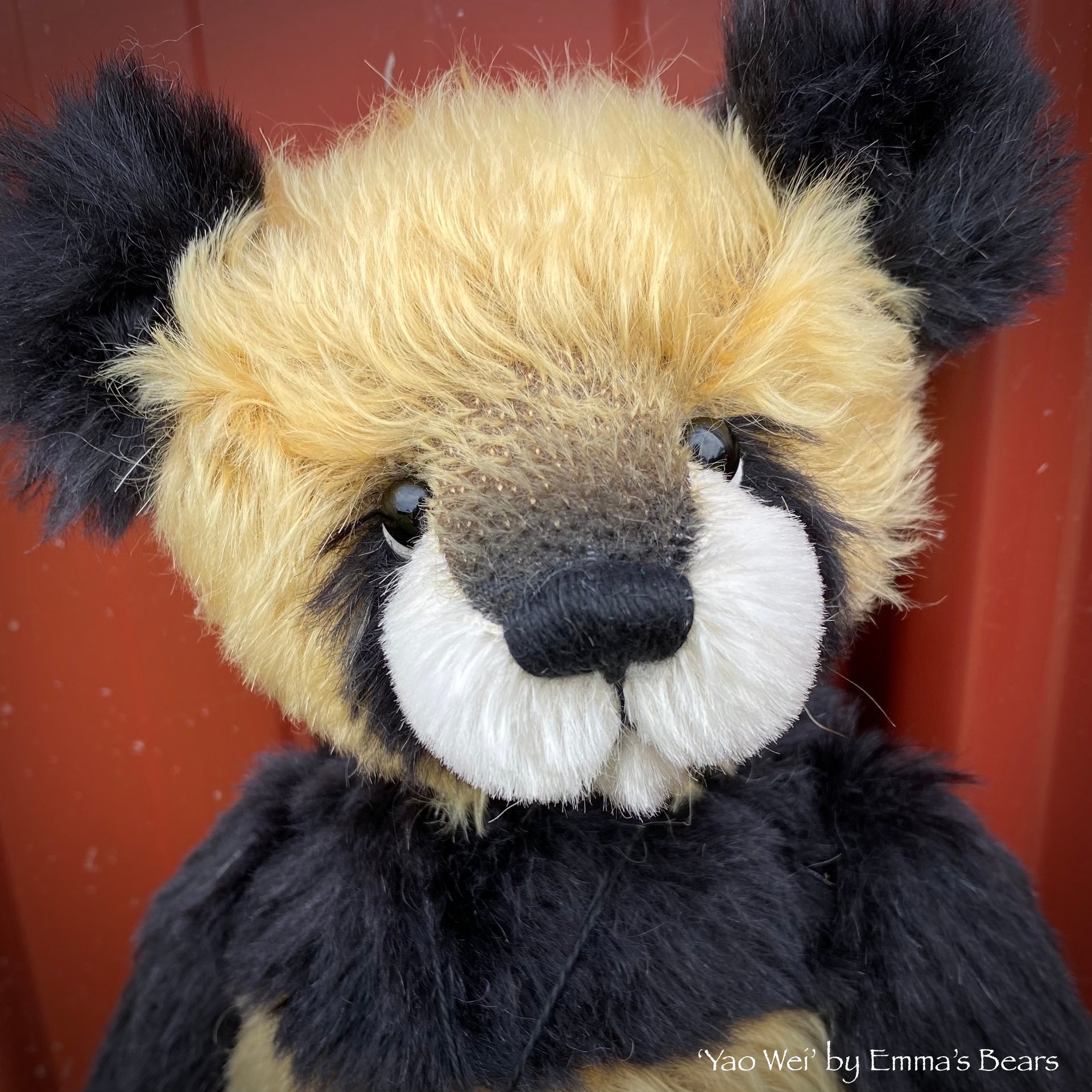 Yao Wei - 13" mohair artist panda bear - OOAK by Emma's Bears