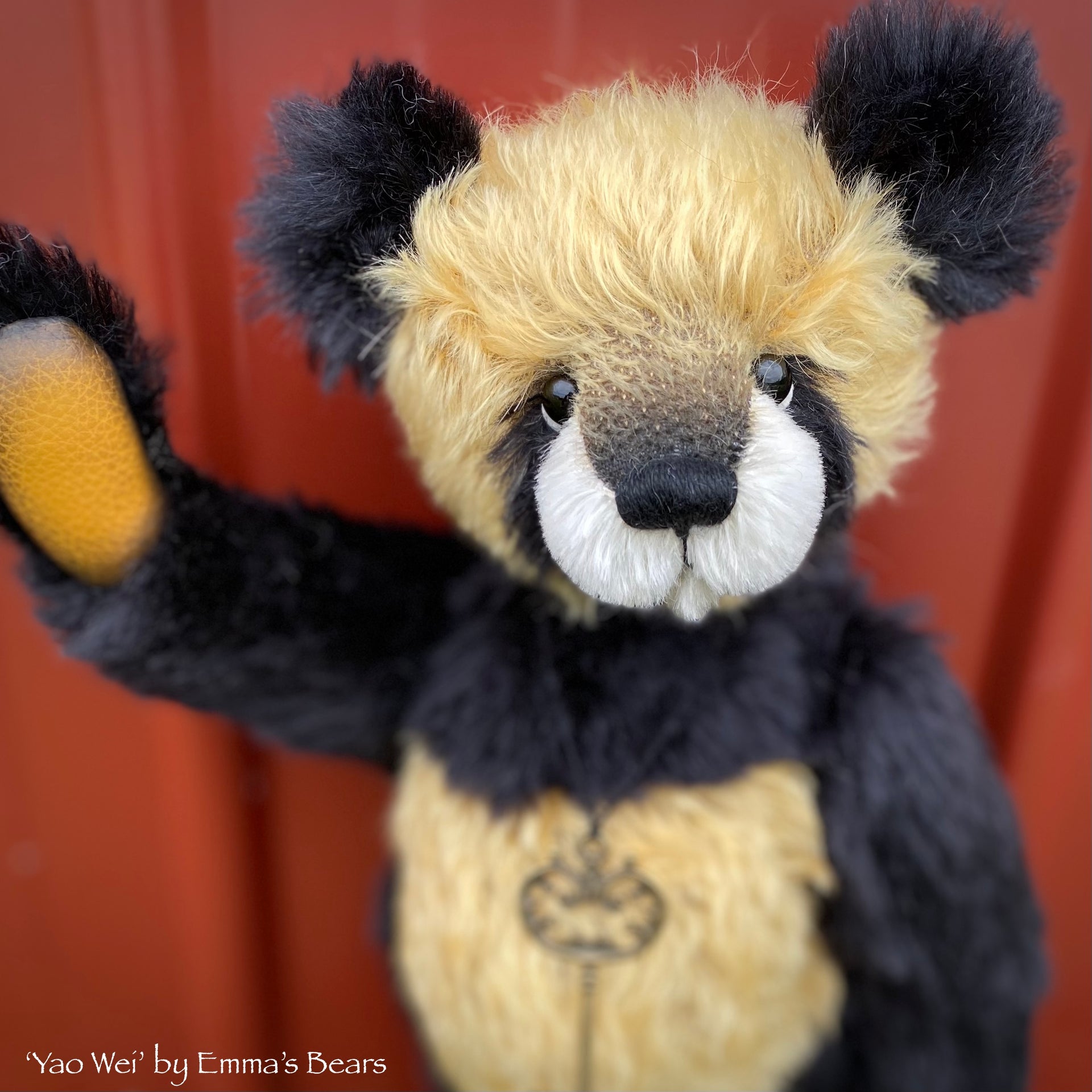 Yao Wei - 13" mohair artist panda bear - OOAK by Emma's Bears