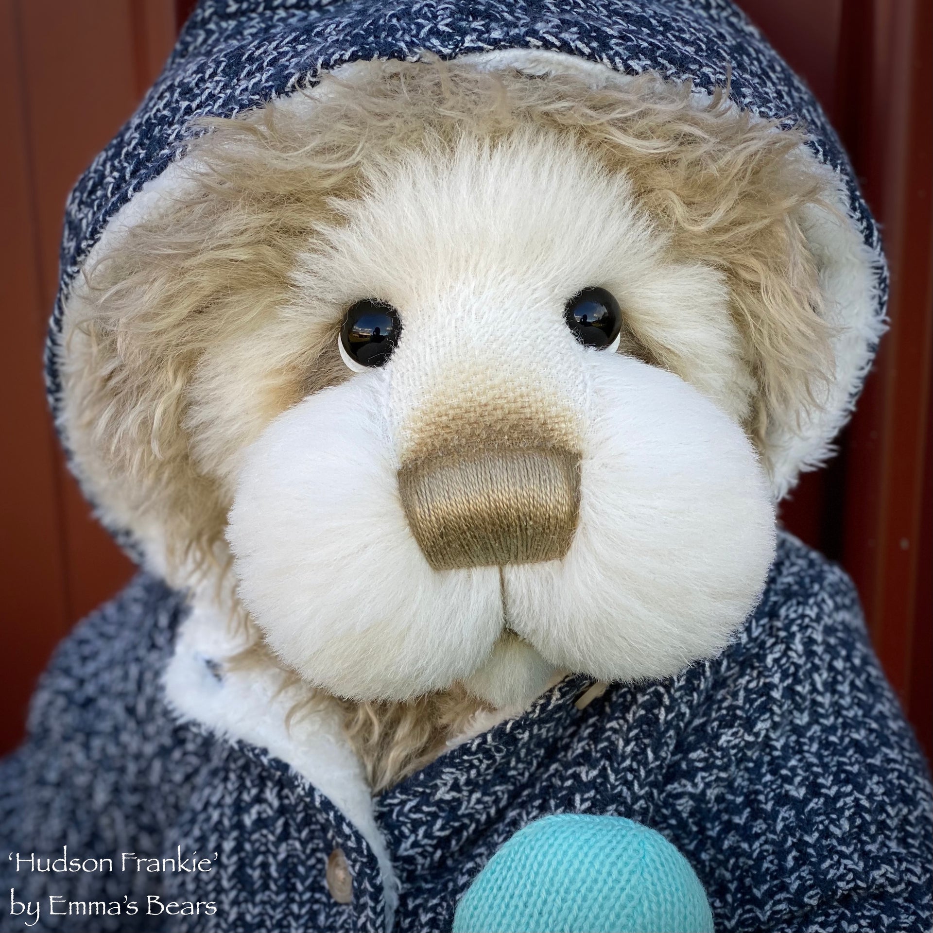Hudson Frankie - 21" Faux Fur and Alpaca Artist Bear by Emma's Bears - OOAK