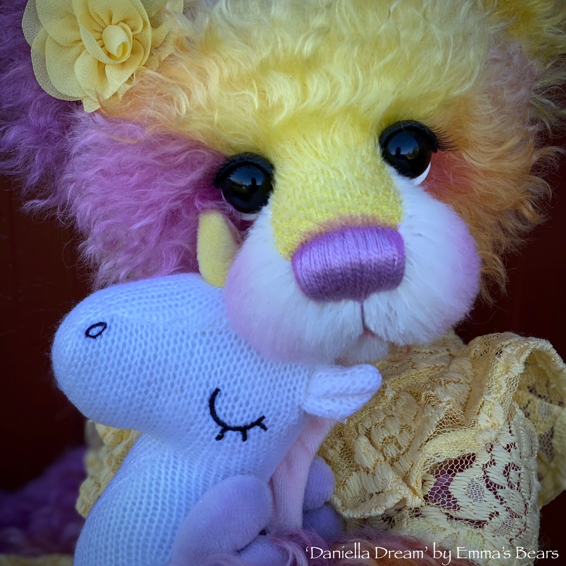 Daniella Dream - 19" Mohair Artist Baby Bear by Emma's Bears - OOAK