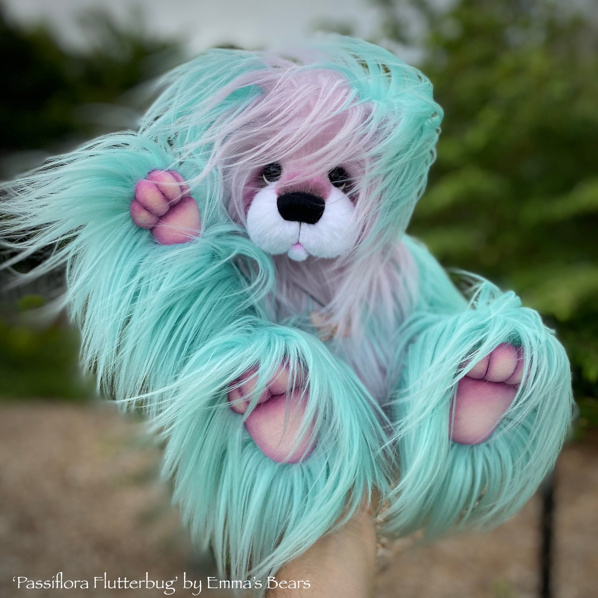KITS - 15" Passiflora Flutterbug faux fur bear
