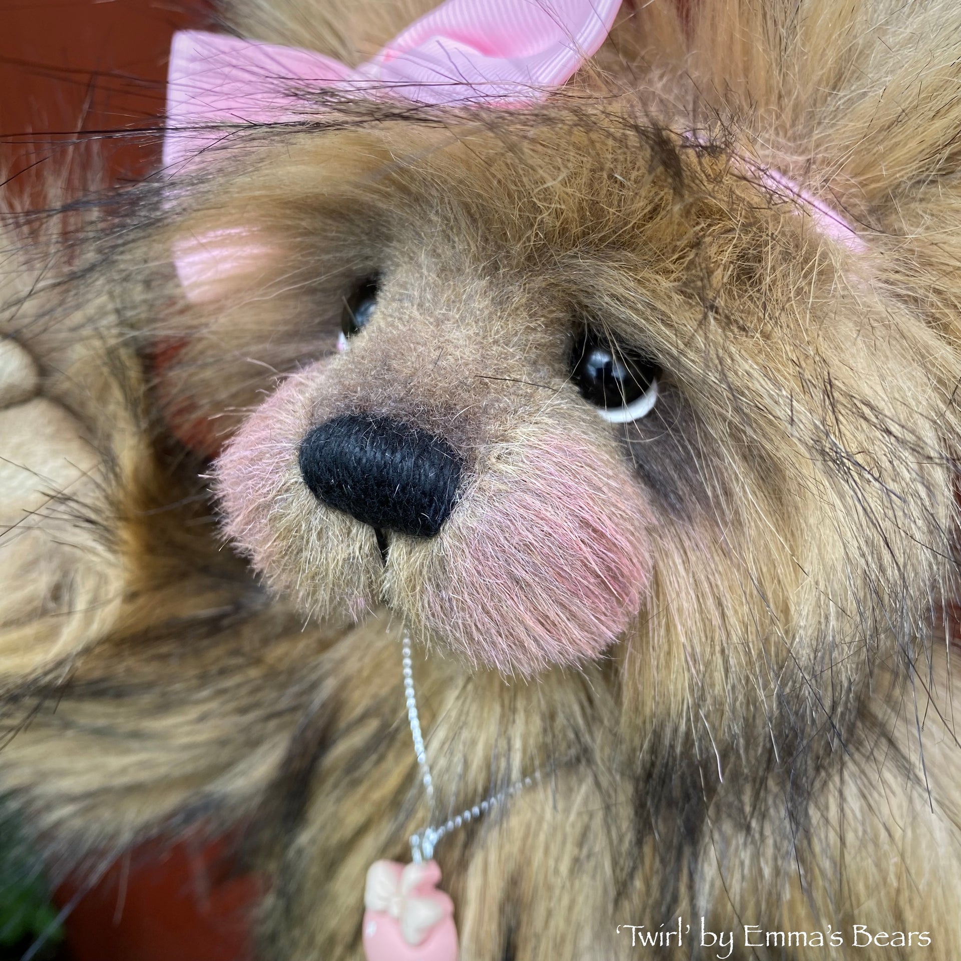 Twirl - 11" Faux Fur Artist Bear by Emmas Bears - OOAK