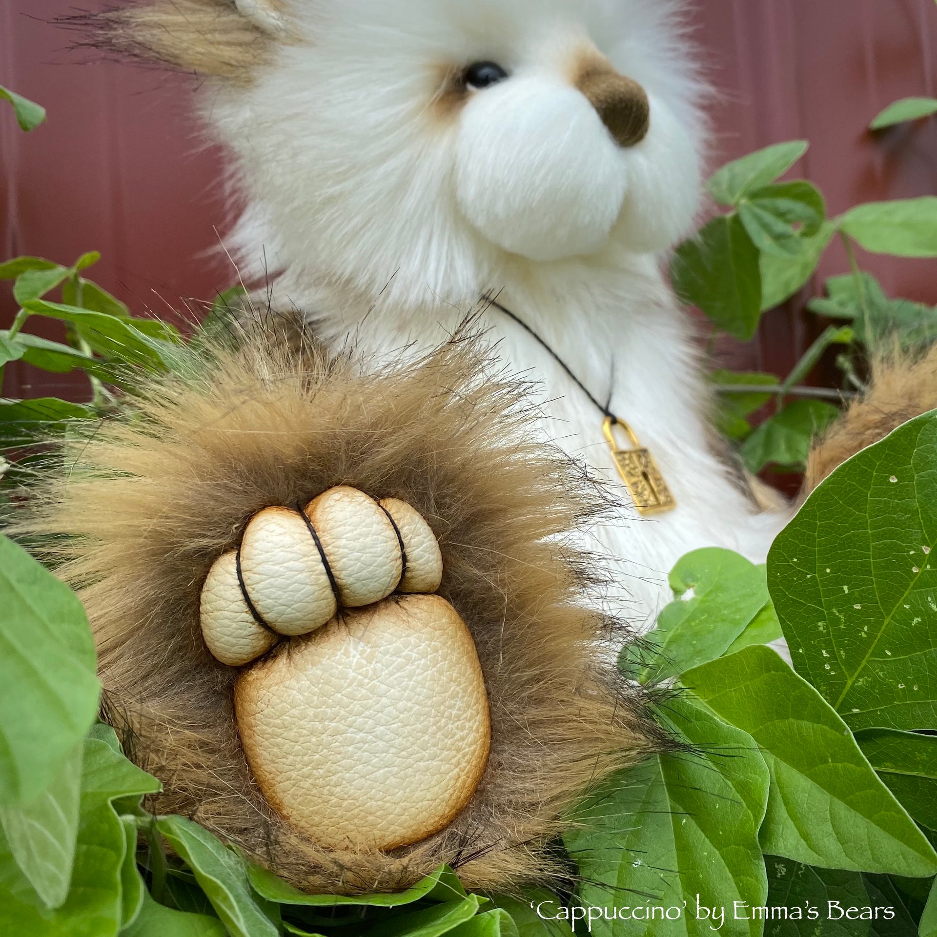 Cappuccino - 13" faux fur Artist Bear by Emma's Bears - OOAK